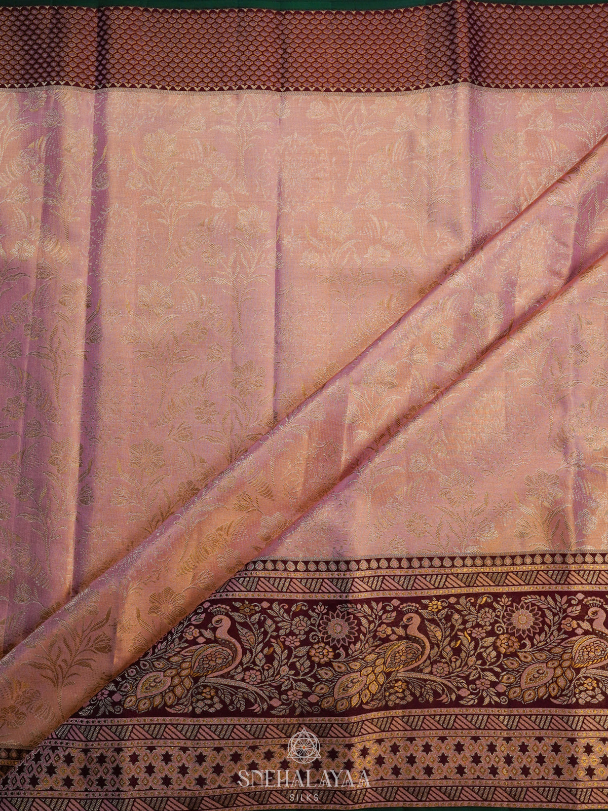Pink Kanjivaram Silk Saree
