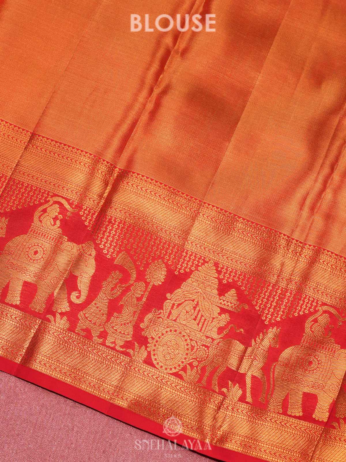 Pale Green Kanjivaram Silk Saree