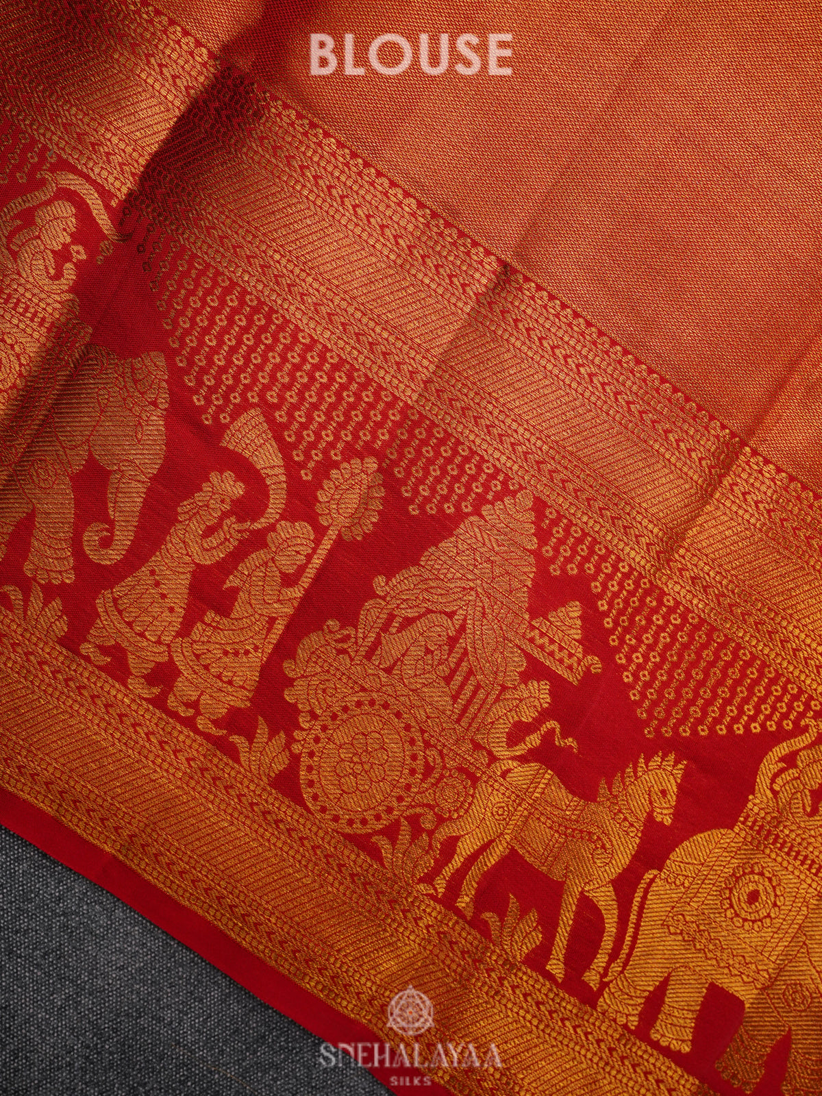 Mango Yellow Kanjivaram Silk Saree