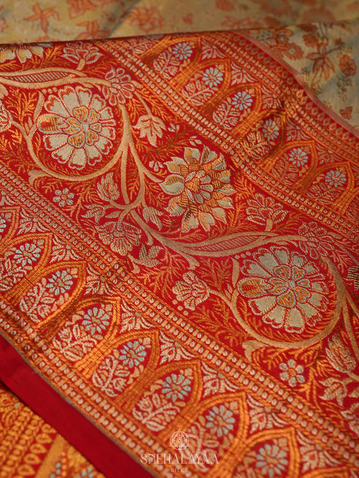 Pale Green Kanjivaram Silk Saree