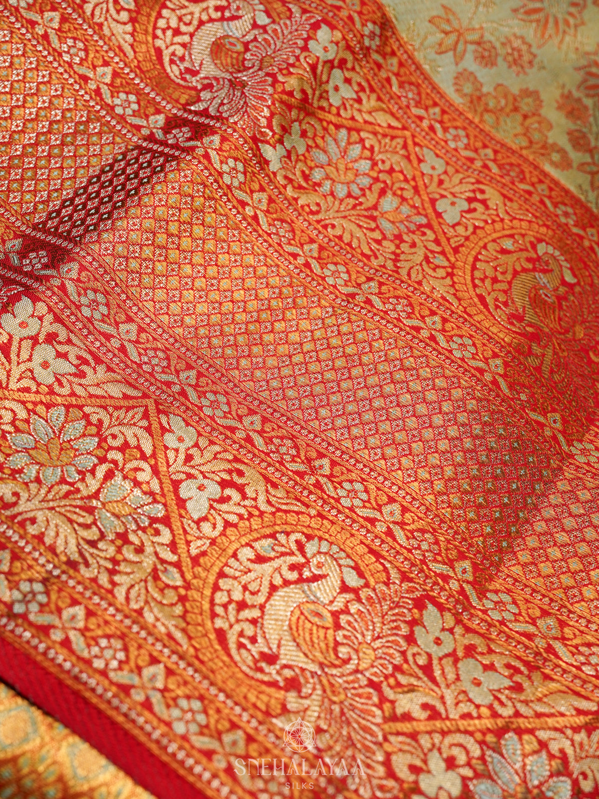 Green Kanjivaram Silk Saree