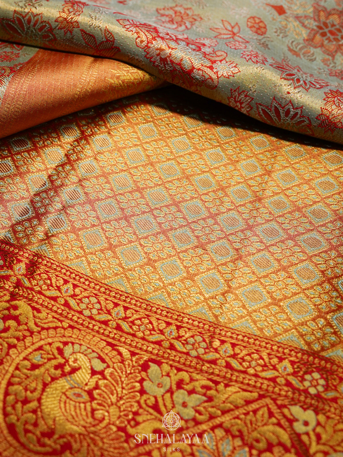 Green Kanjivaram Silk Saree