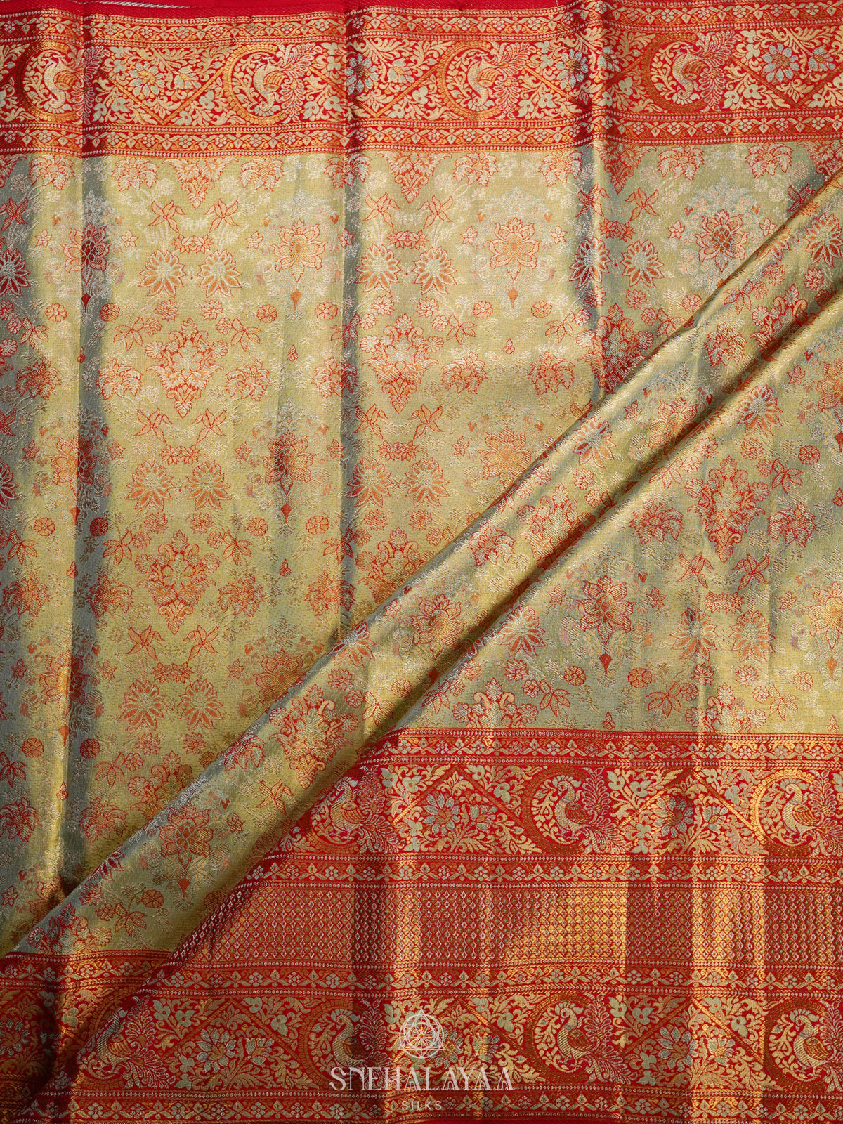 Green Kanjivaram Silk Saree