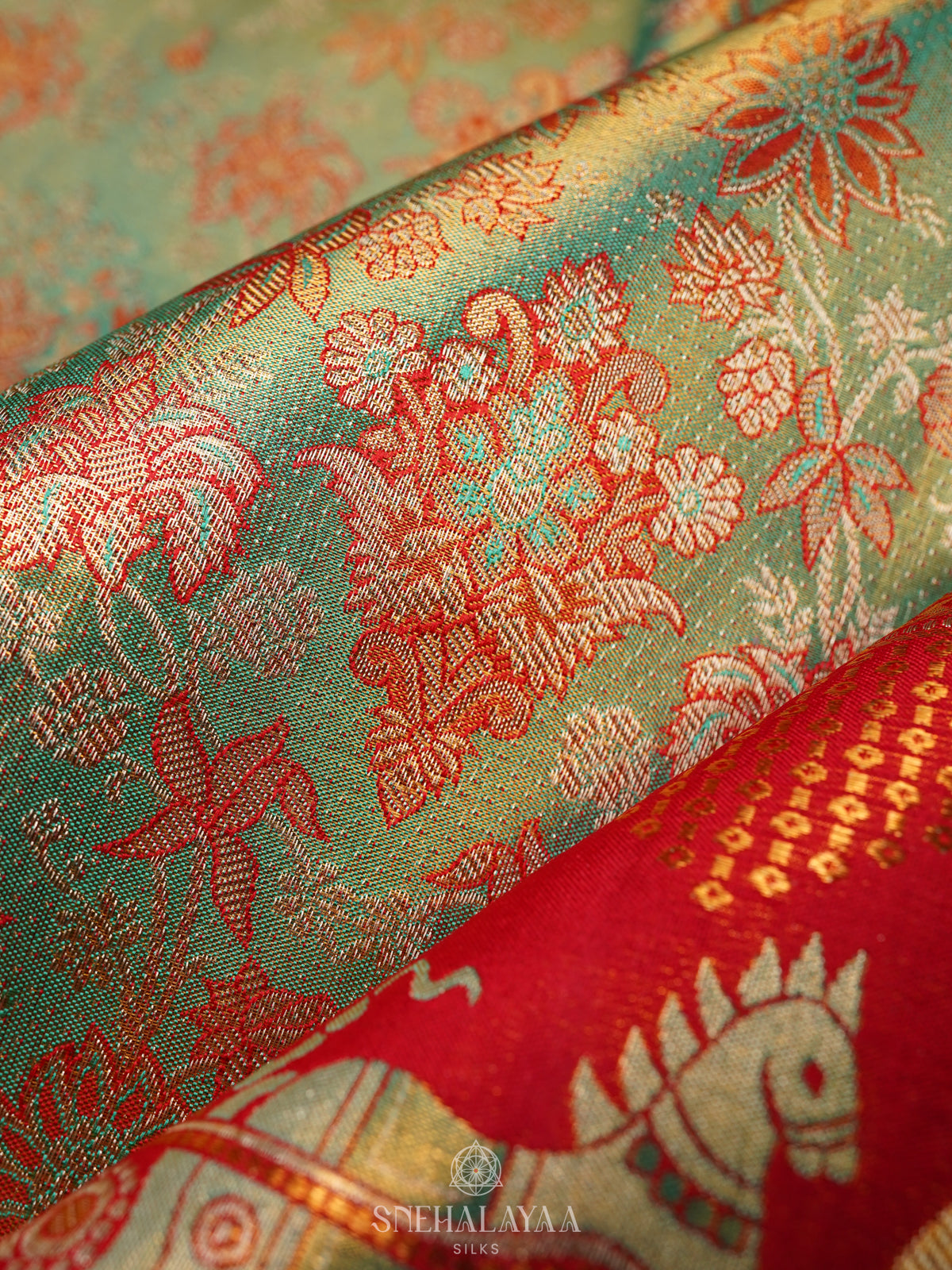 Green Kanjivaram Silk Saree
