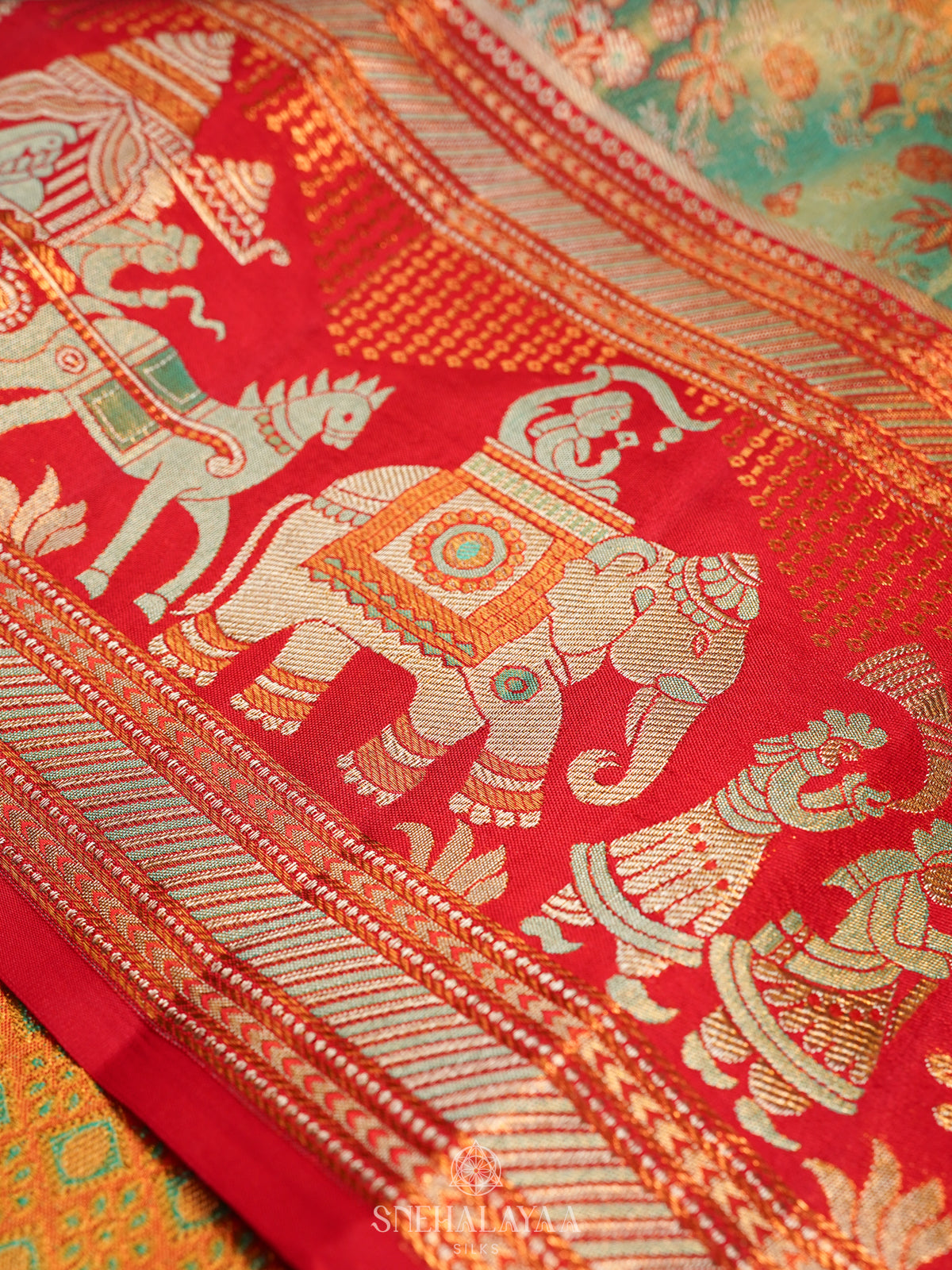 Green Kanjivaram Silk Saree