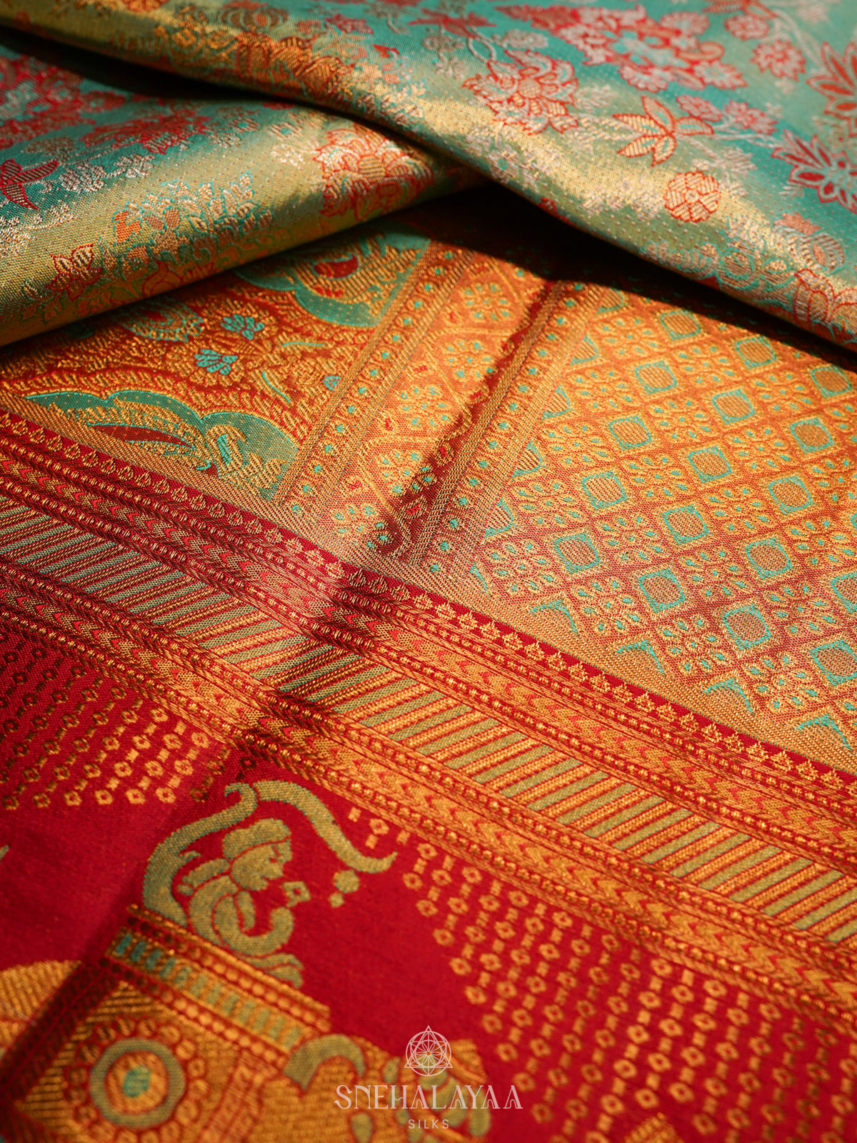 Green Kanjivaram Silk Saree