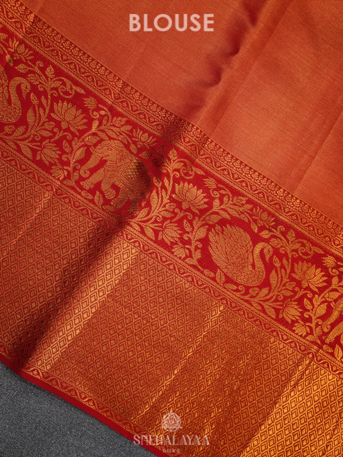 Rose Pink Kanjivaram Silk Saree
