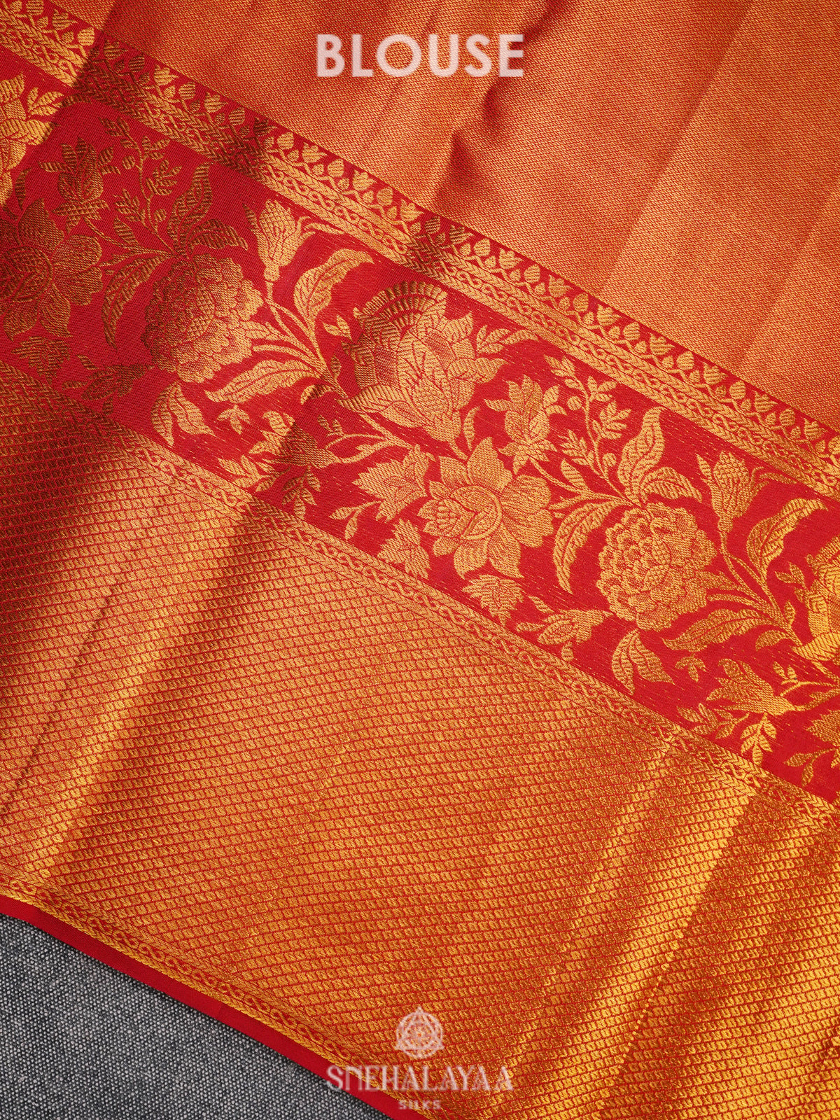 Rose Pink Kanjivaram Silk Saree