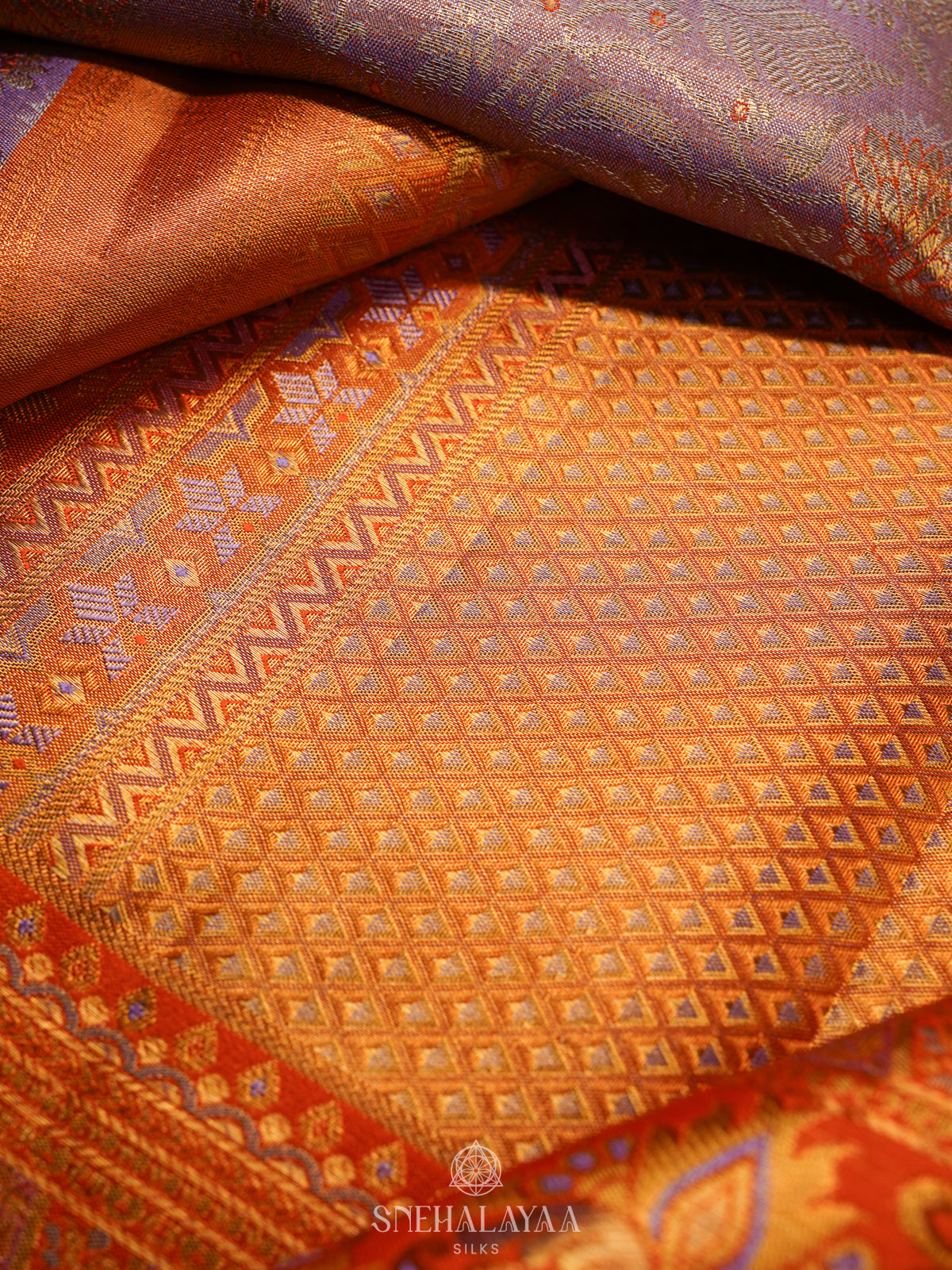 Rose Pink Kanjivaram Silk Saree