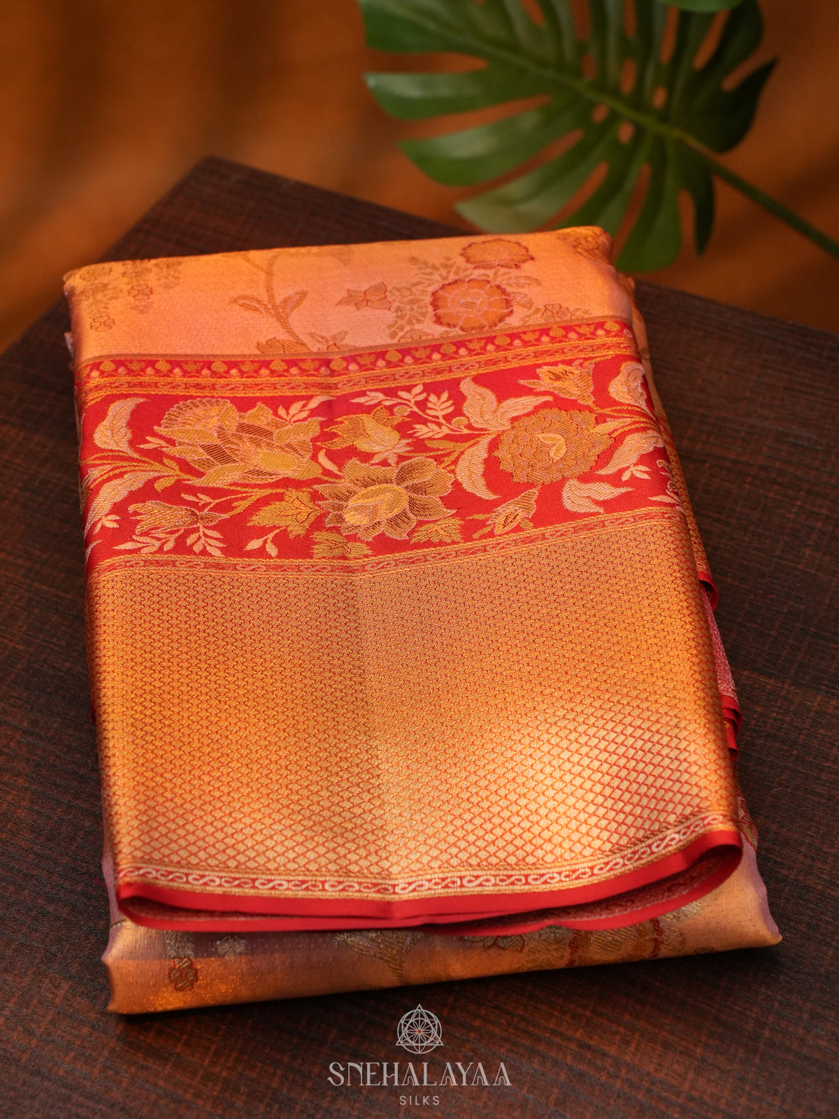 Pink Kanjivaram Silk Saree