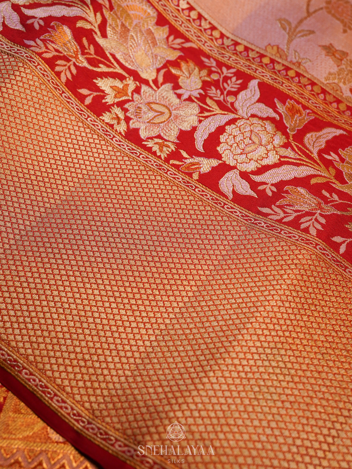 Pink Kanjivaram Silk Saree