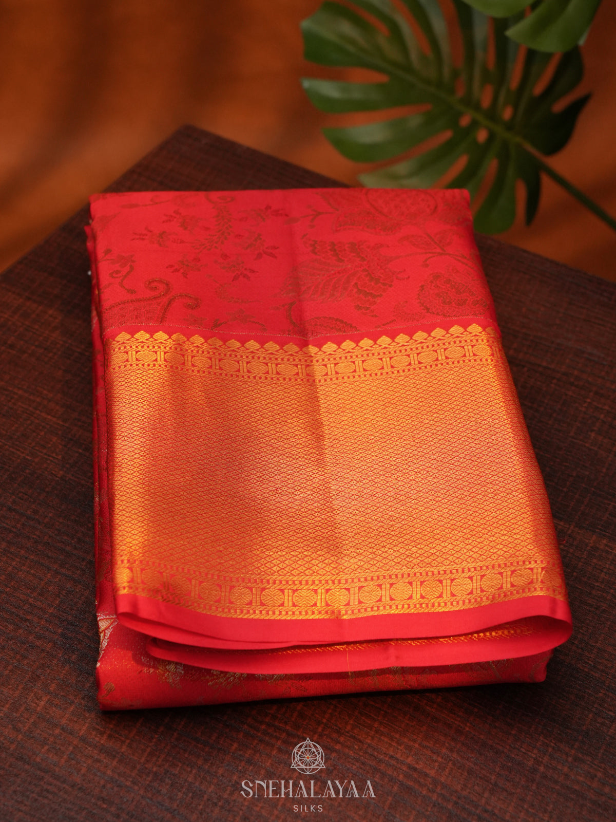 Red Kanjivaram Silk Saree