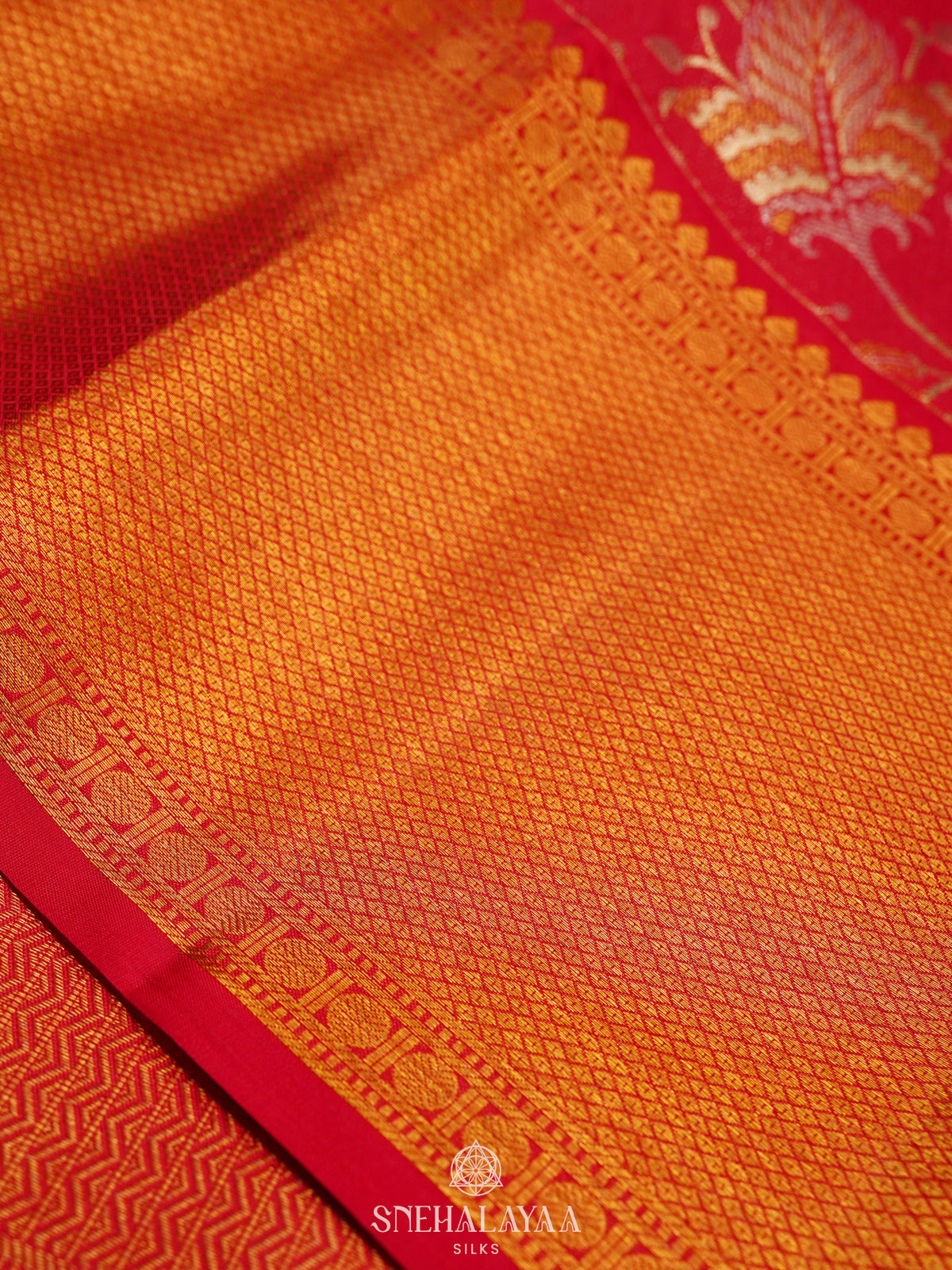 Red Kanjivaram Silk Saree