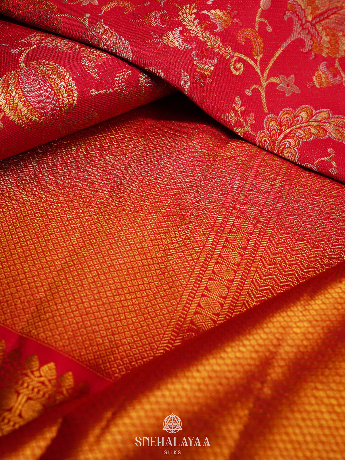 Red Kanjivaram Silk Saree