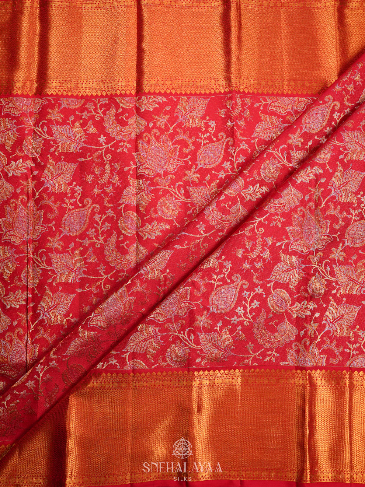 Red Kanjivaram Silk Saree