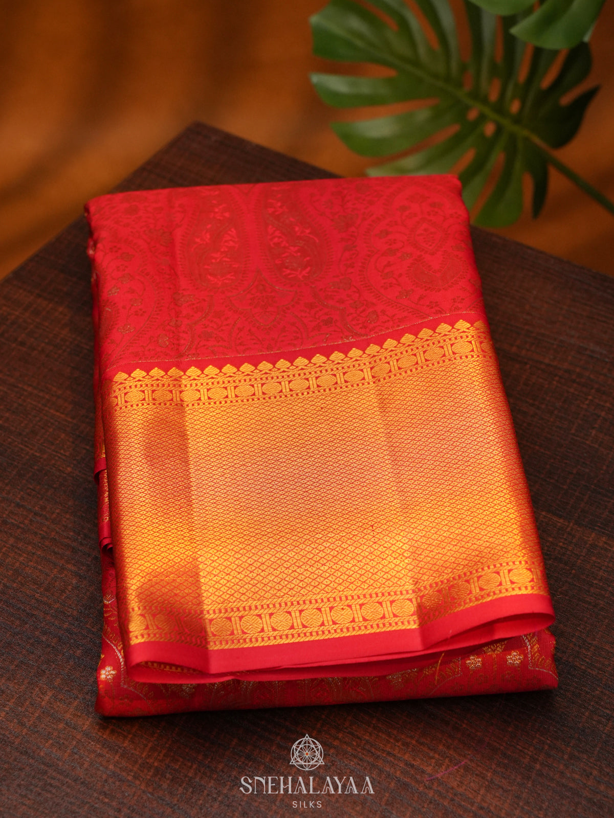 Red Kanjivaram Silk Saree