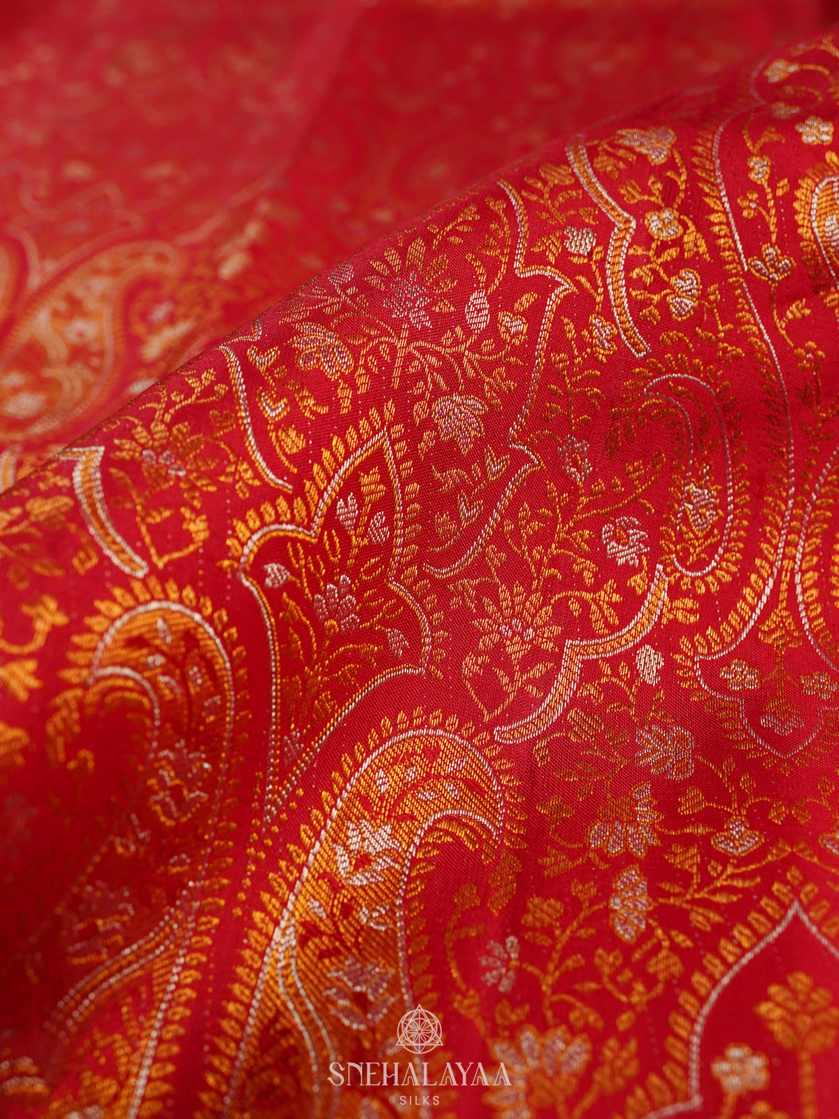 Red Kanjivaram Silk Saree