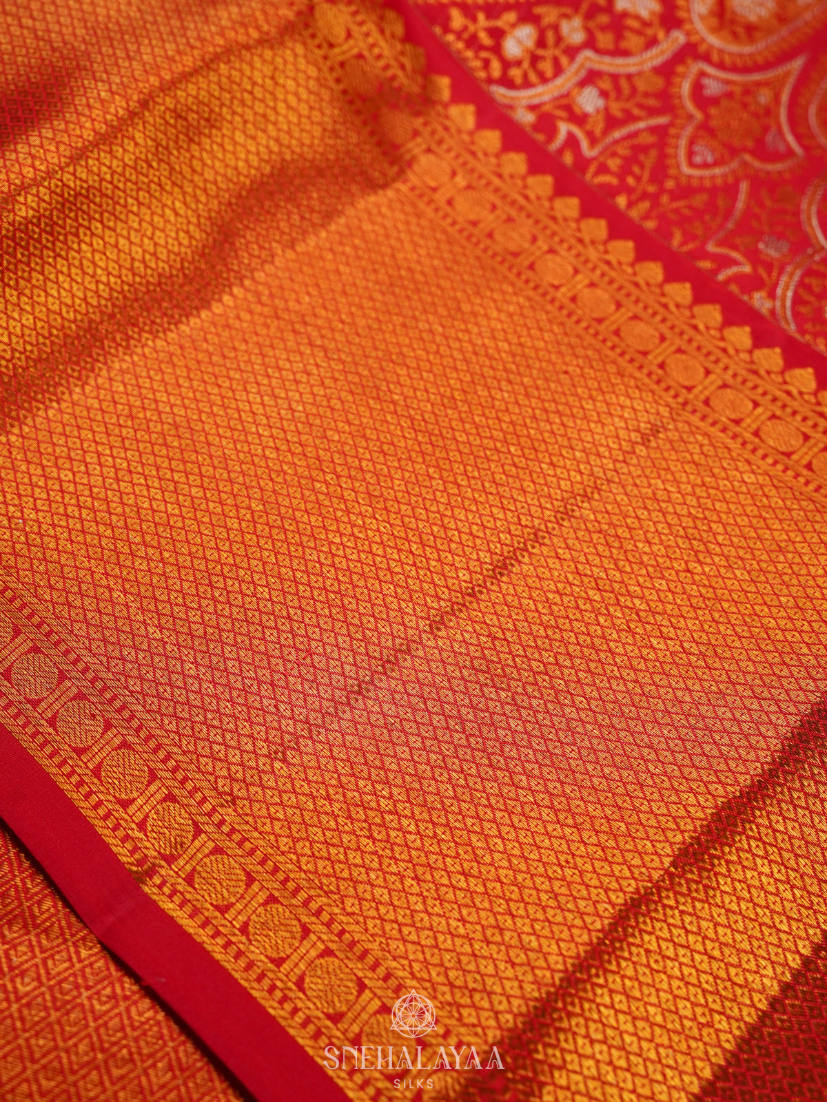 Red Kanjivaram Silk Saree