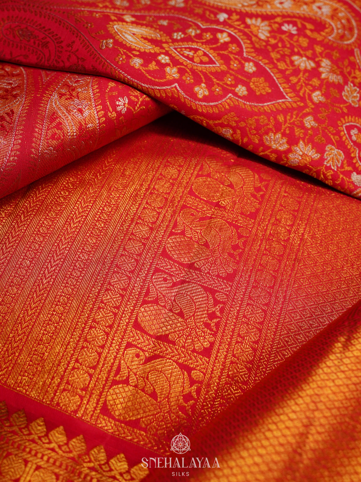 Red Kanjivaram Silk Saree