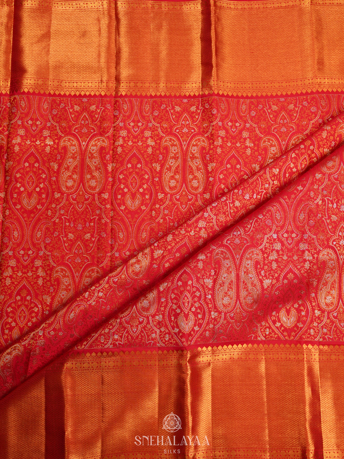 Red Kanjivaram Silk Saree