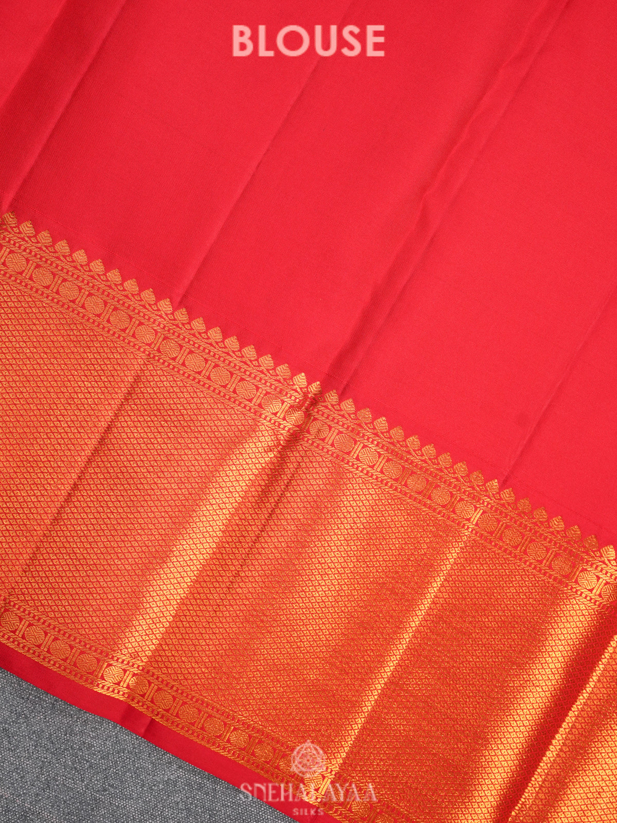Red Kanjivaram Silk Saree