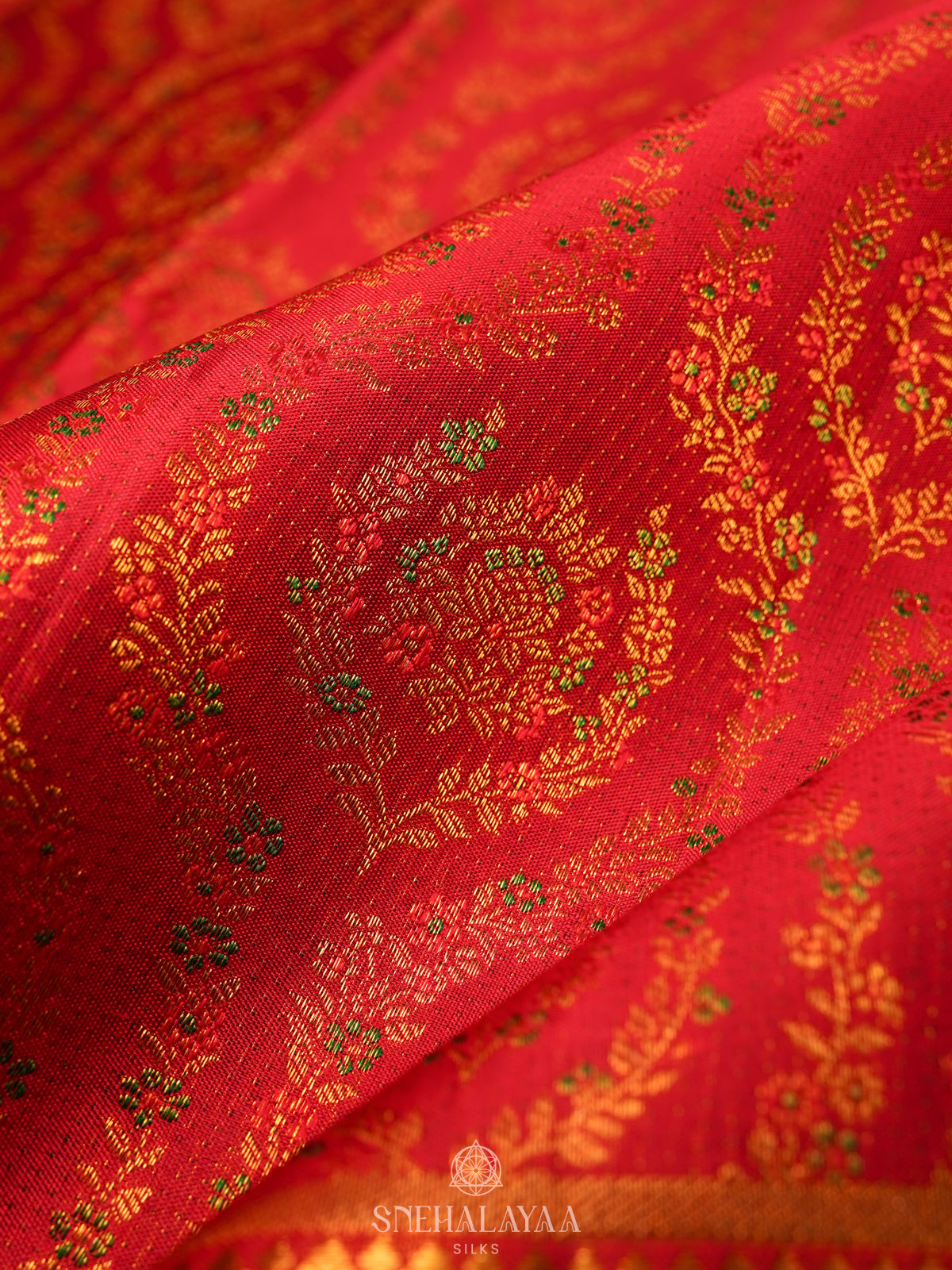 Red Kanjivaram Silk Saree