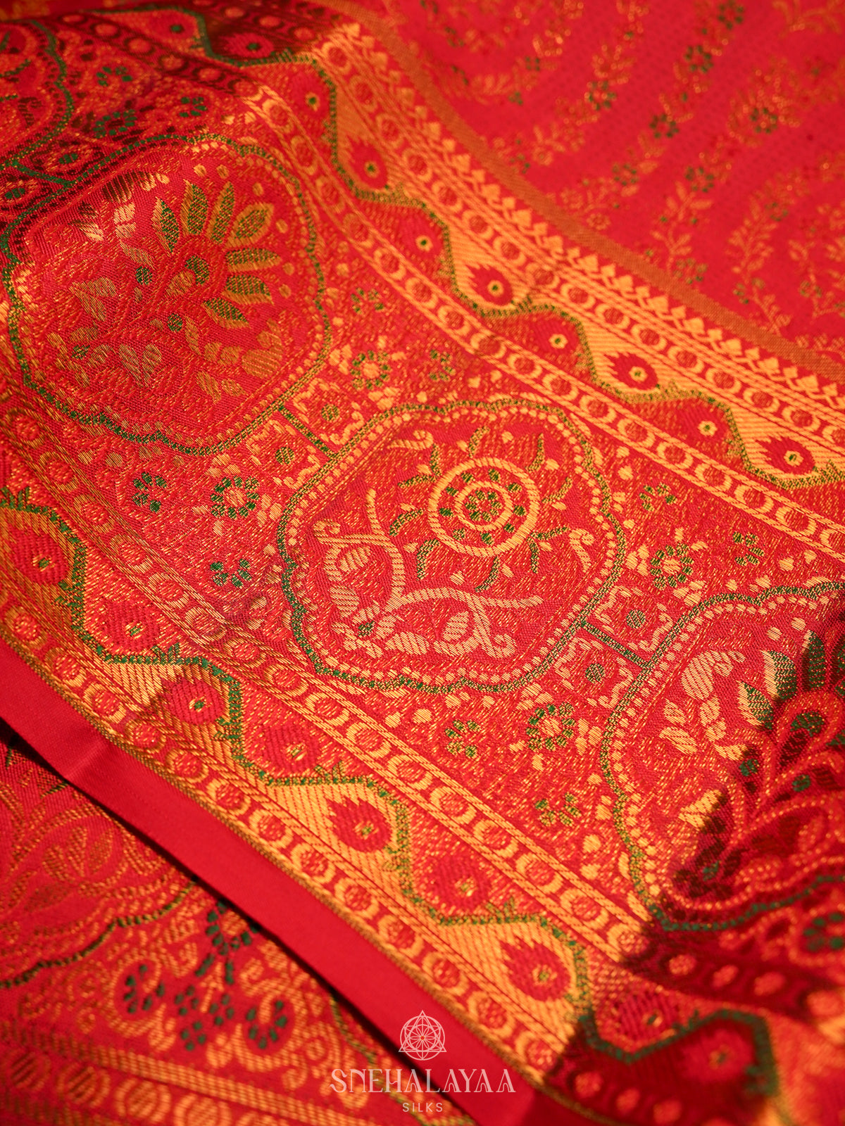 Red Kanjivaram Silk Saree