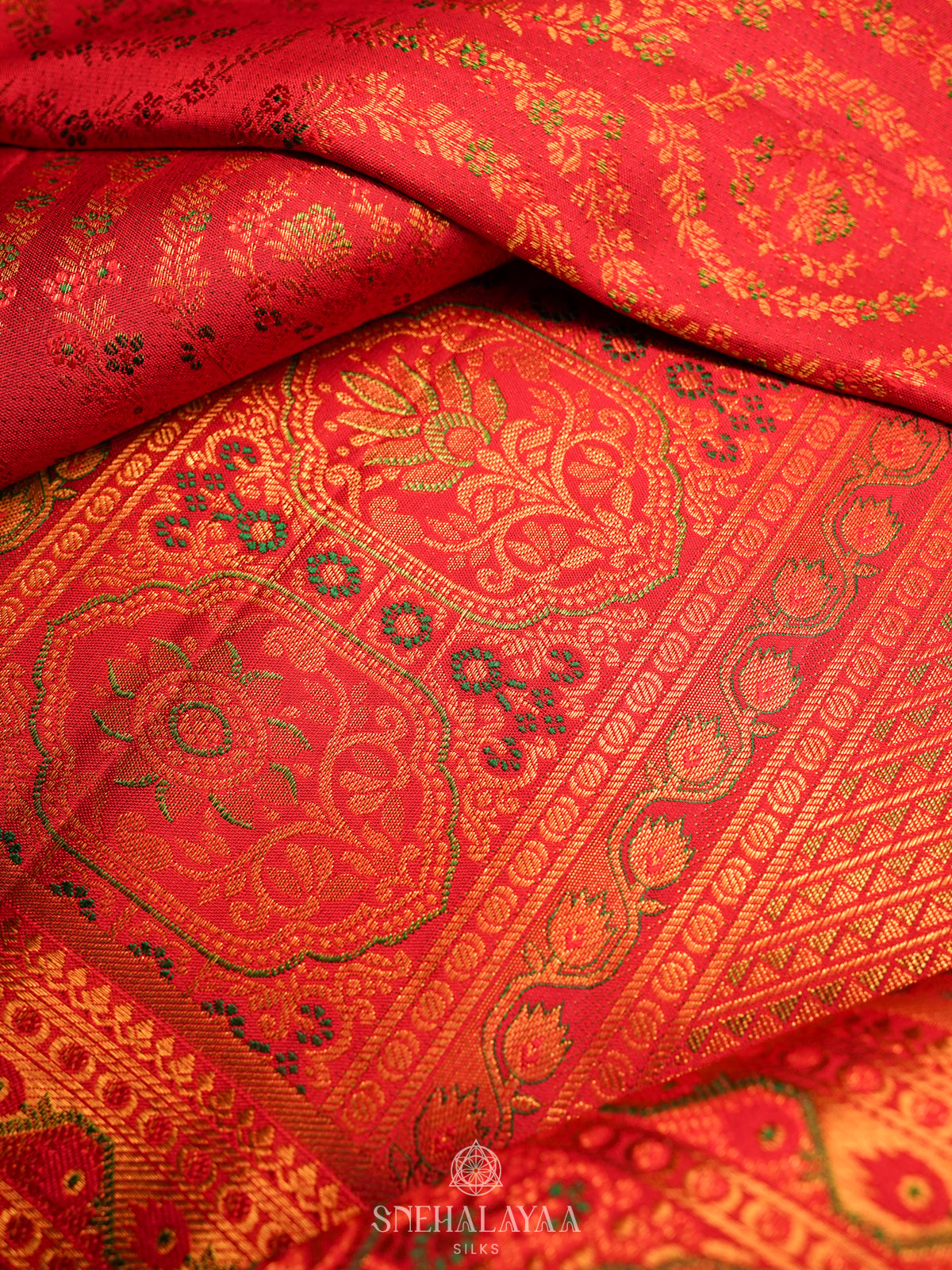 Red Kanjivaram Silk Saree