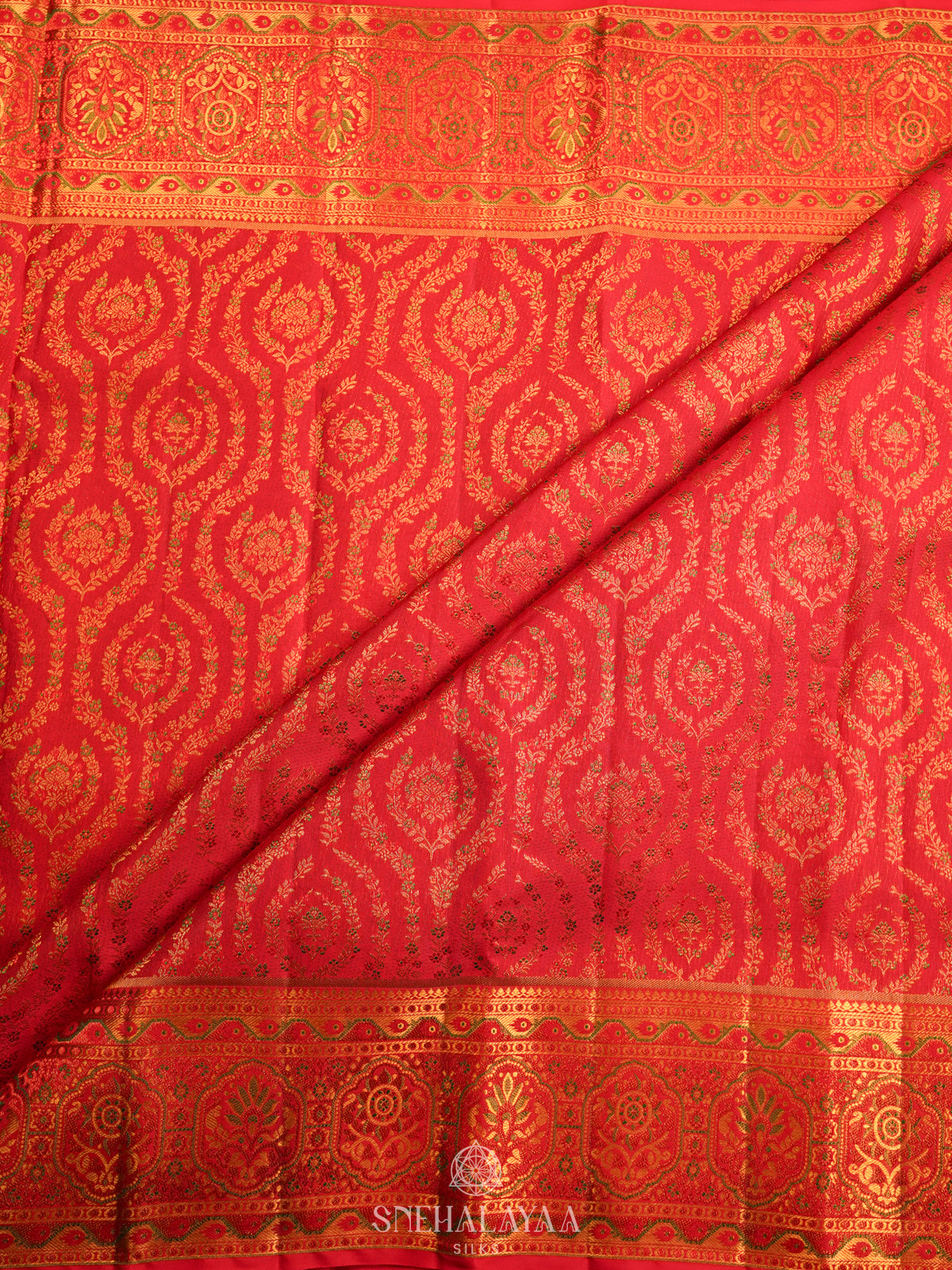 Red Kanjivaram Silk Saree