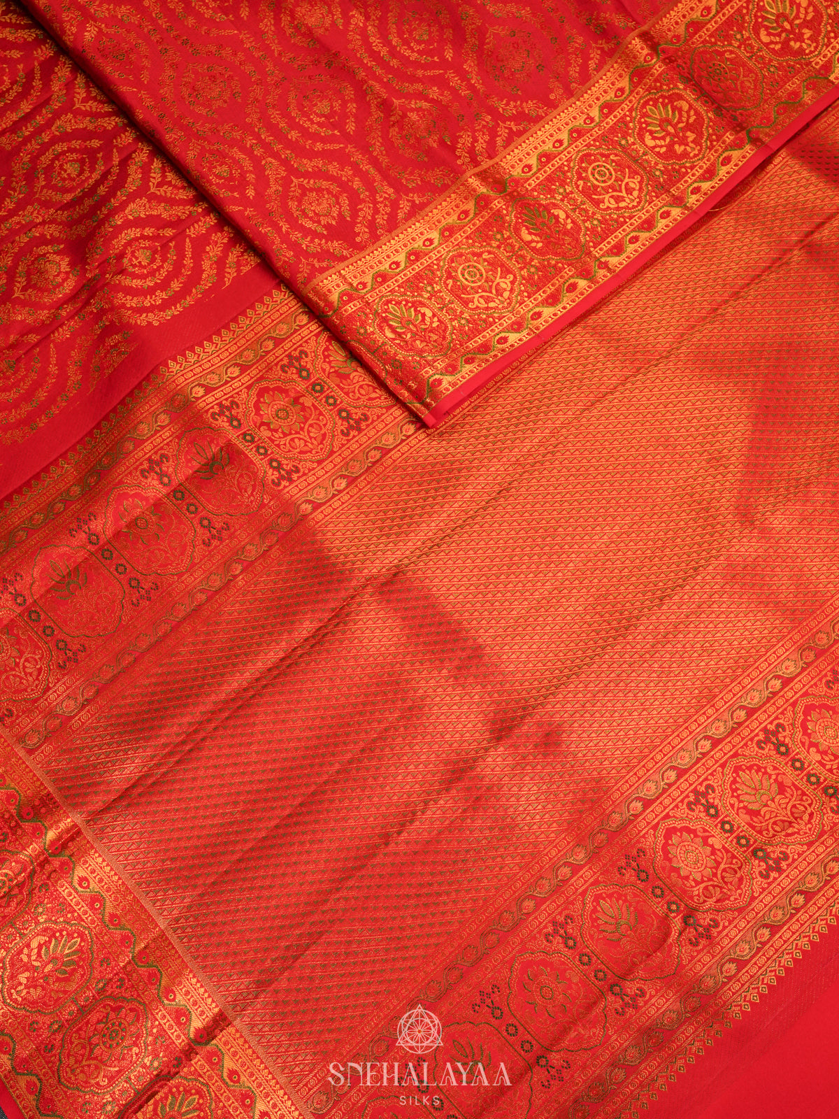 Red Kanjivaram Silk Saree