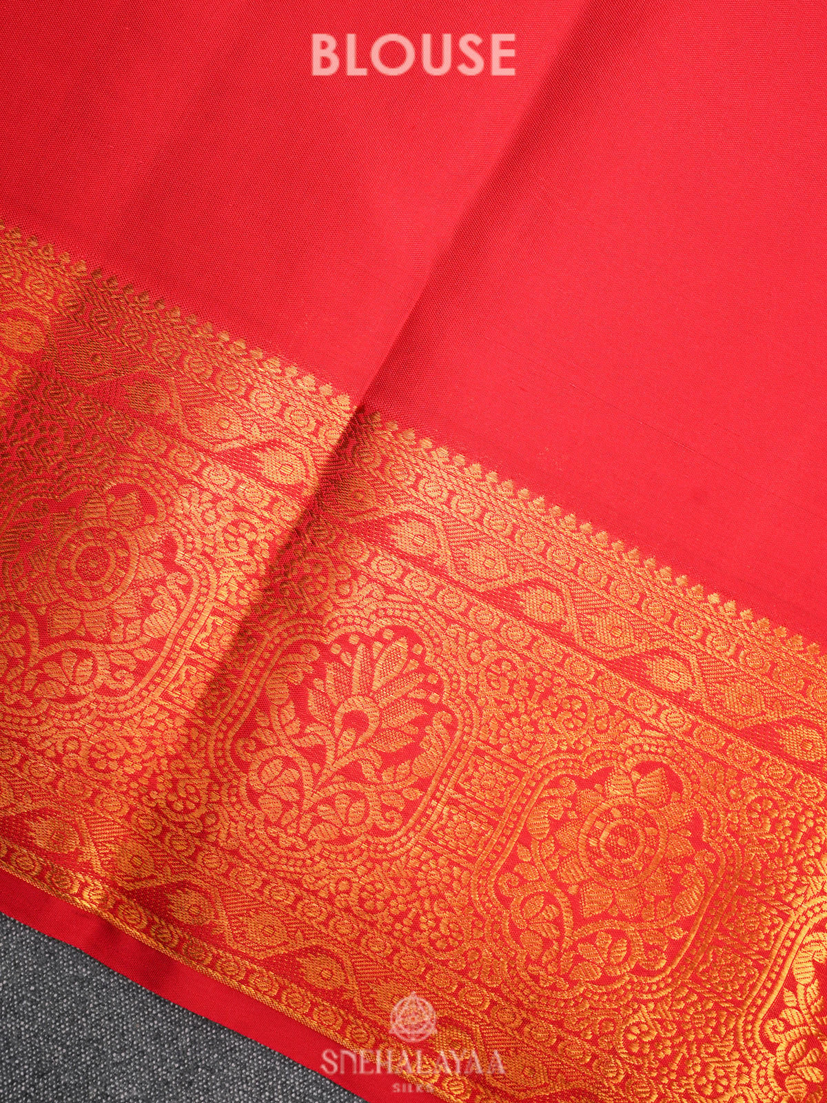 Red Kanjivaram Silk Saree