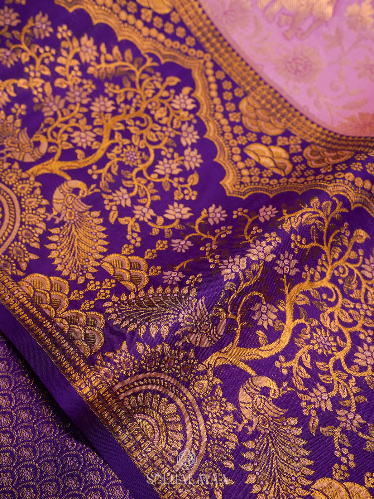 Pink Kanjivaram Silk Saree