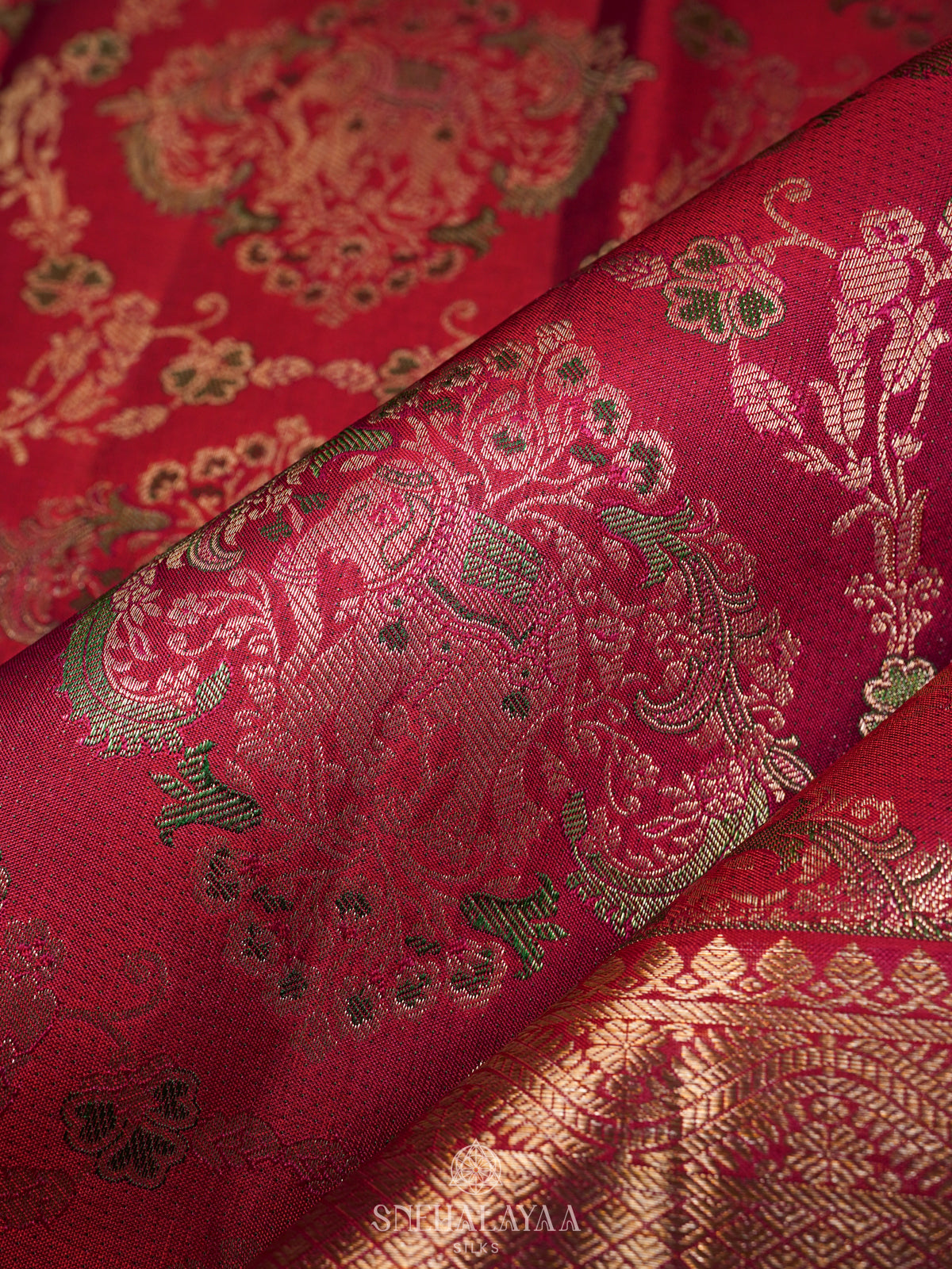 Pink Kanjivaram Silk Saree