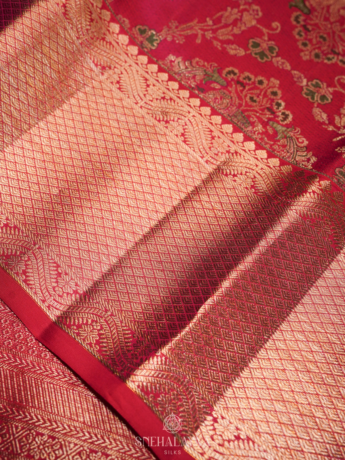 Pink Kanjivaram Silk Saree