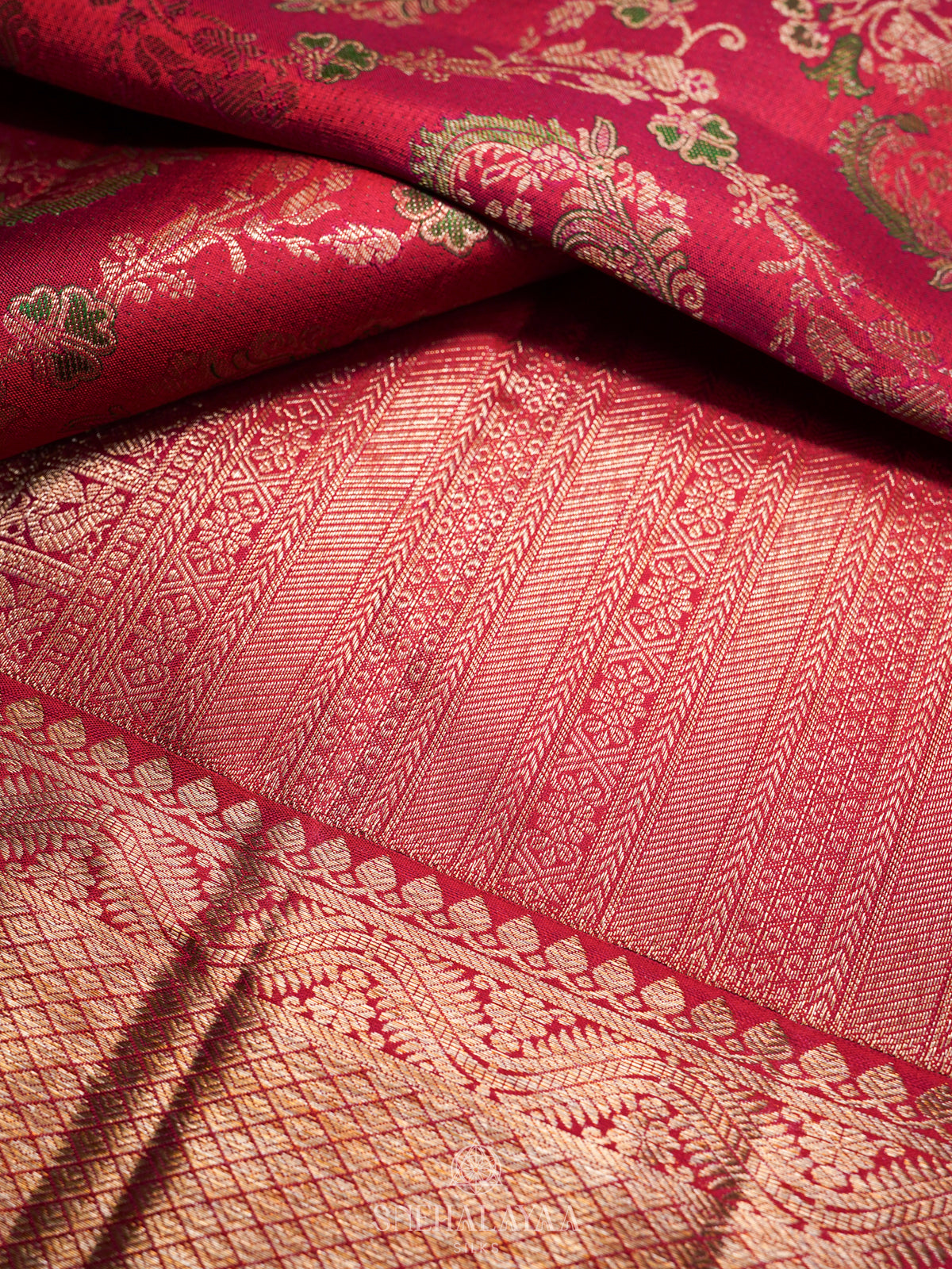 Pink Kanjivaram Silk Saree