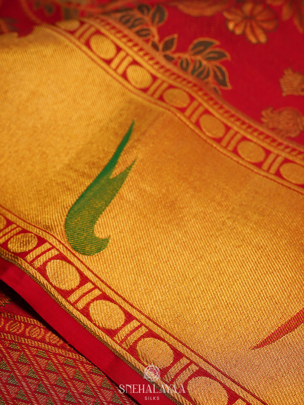 Red Kanjivaram Silk Saree