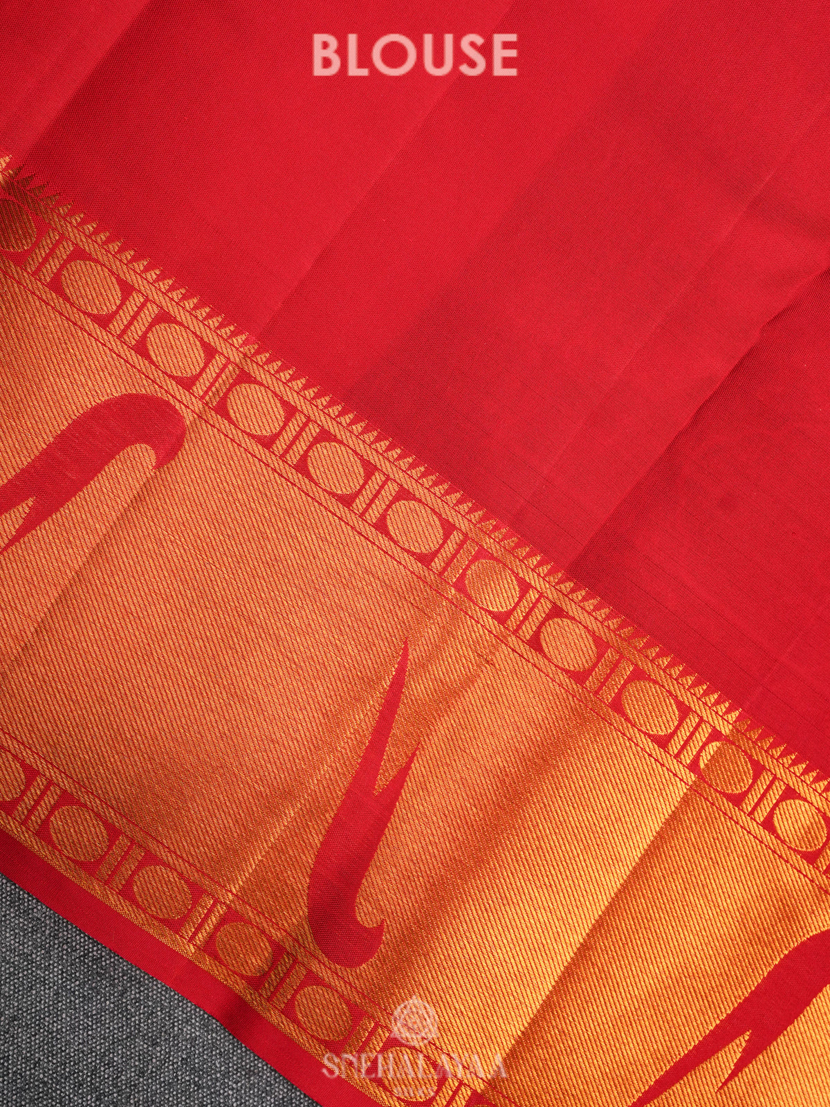Red Kanjivaram Silk Saree