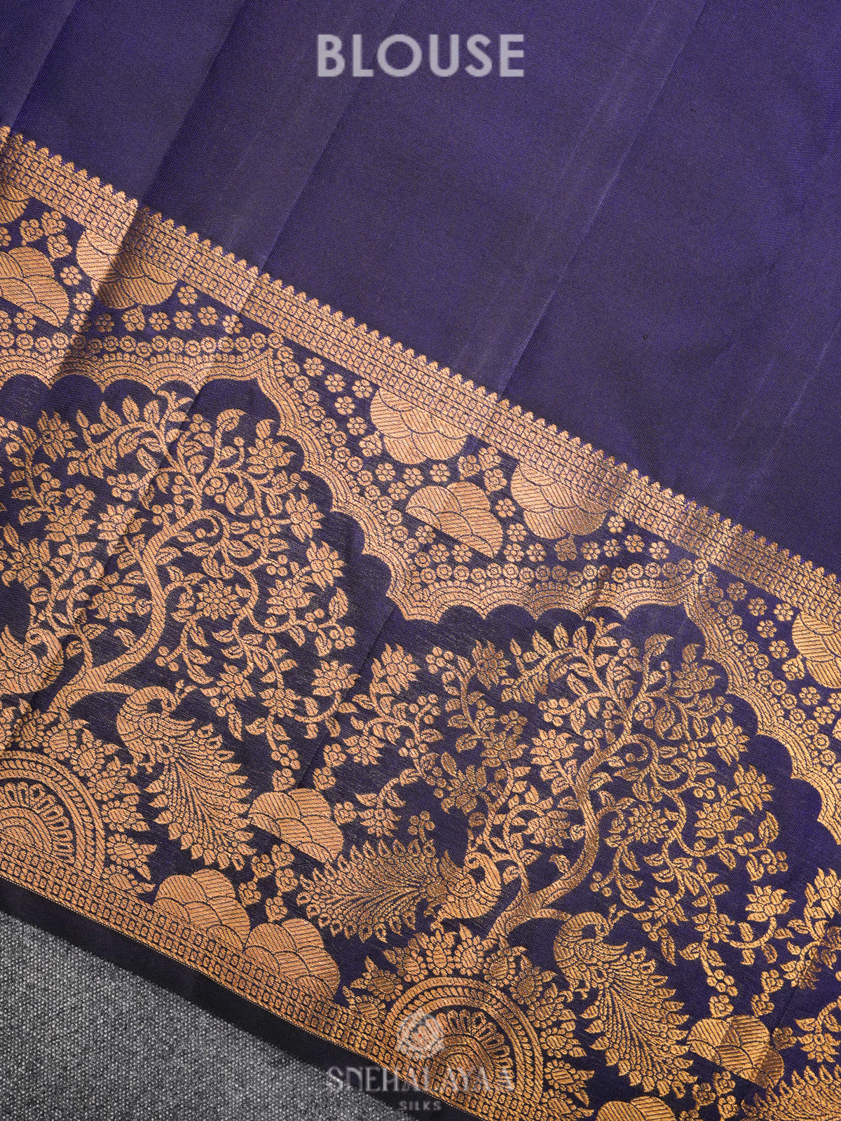 Orange Kanjivaram Silk Saree
