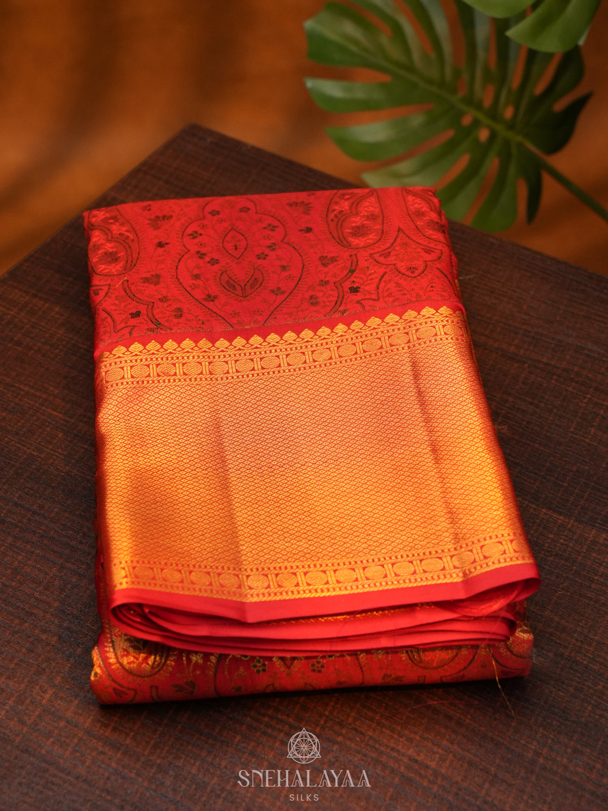 Red Kanjivaram Silk Saree