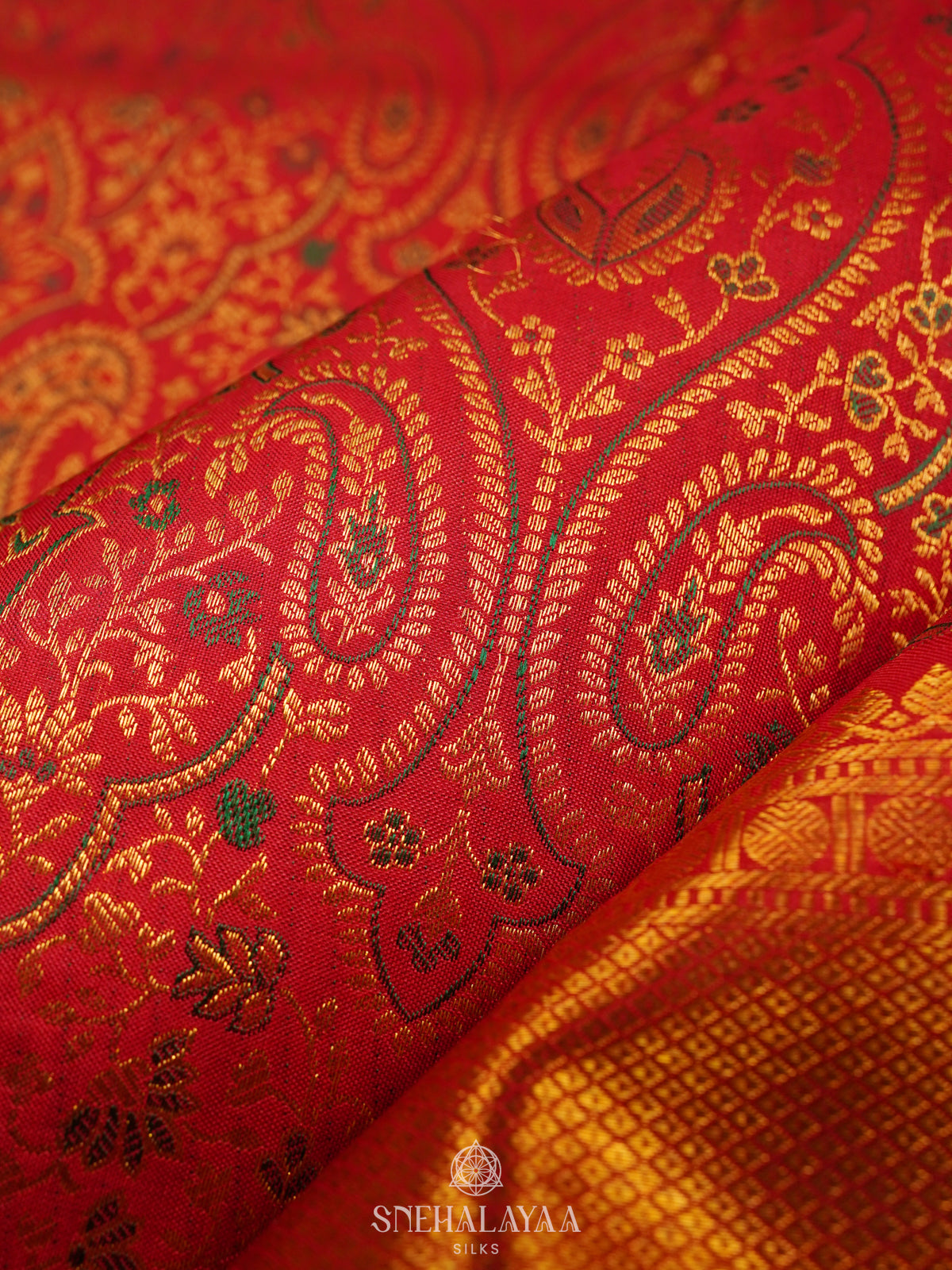 Red Kanjivaram Silk Saree