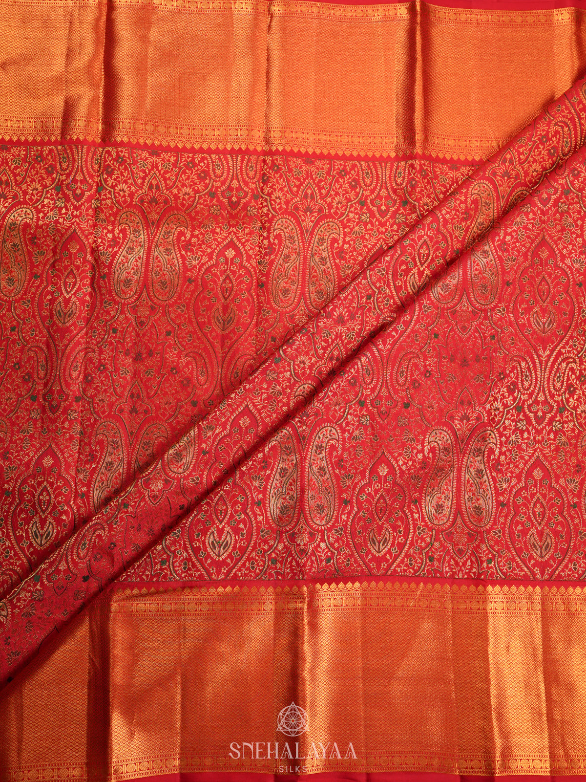 Red Kanjivaram Silk Saree
