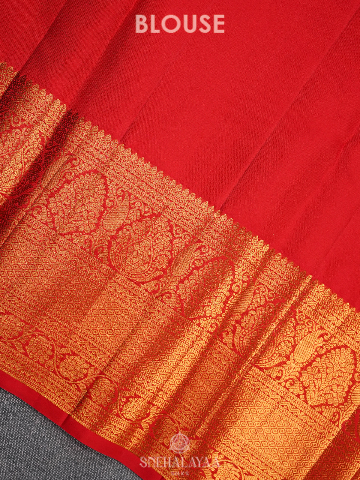 Forest Green Kanjivaram Silk Saree