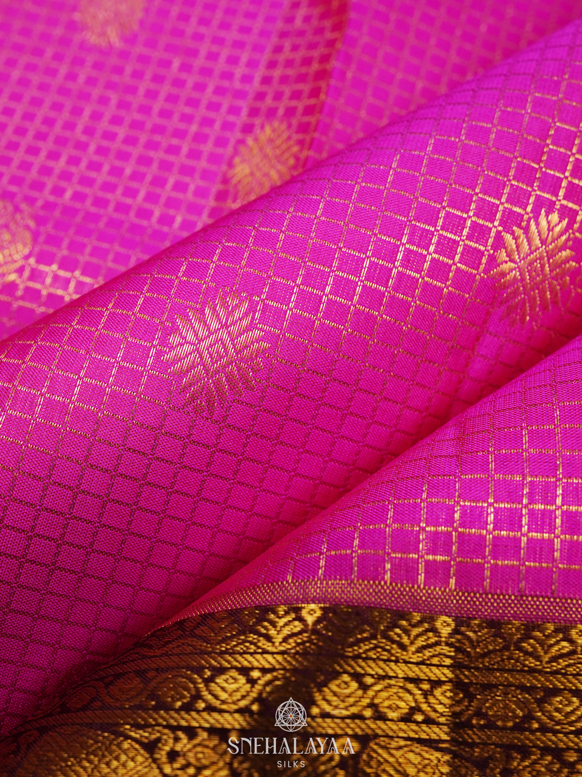 Pink Kanjivaram Silk Saree
