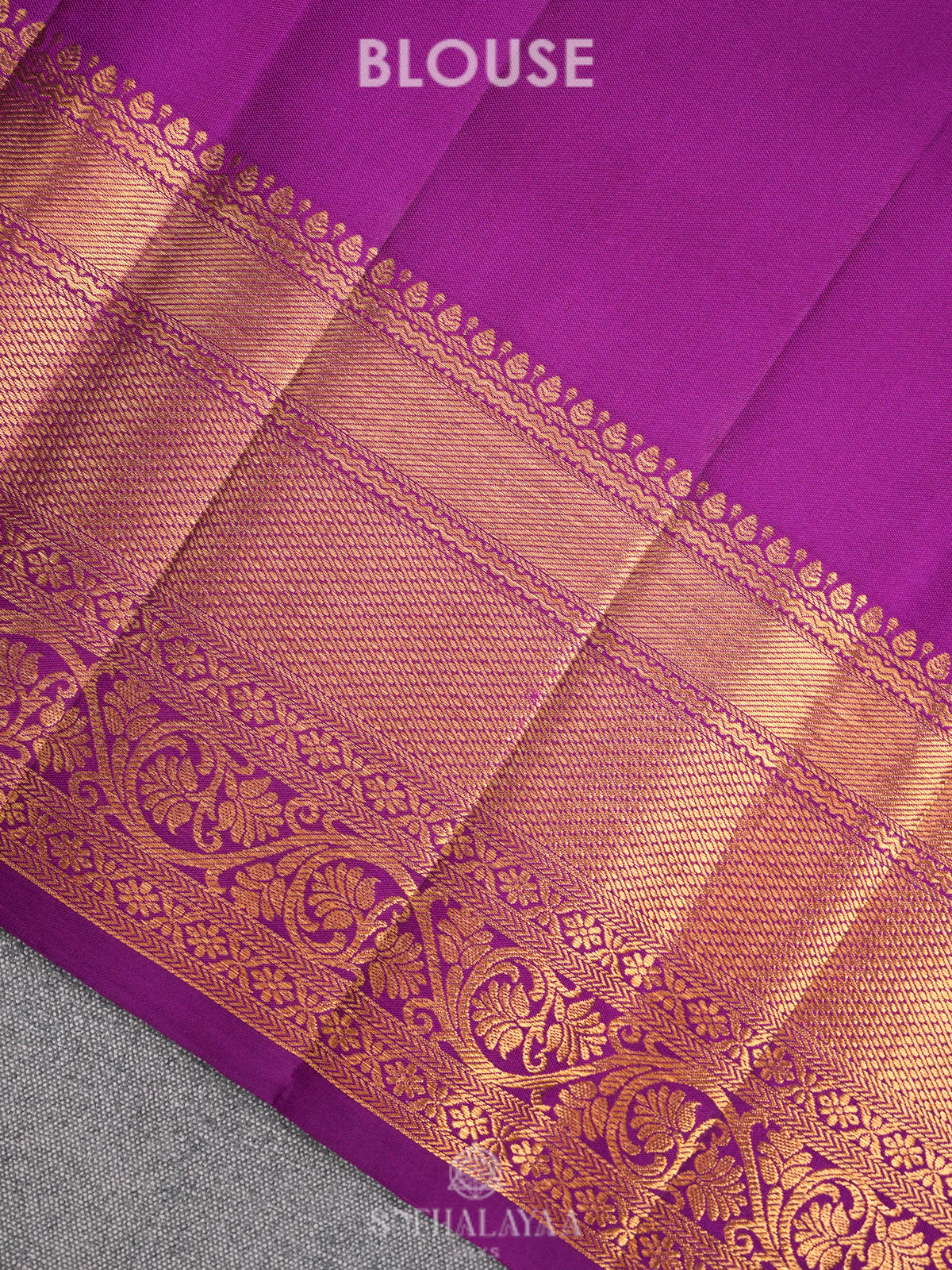 Lavender Kanjivaram Silk Saree