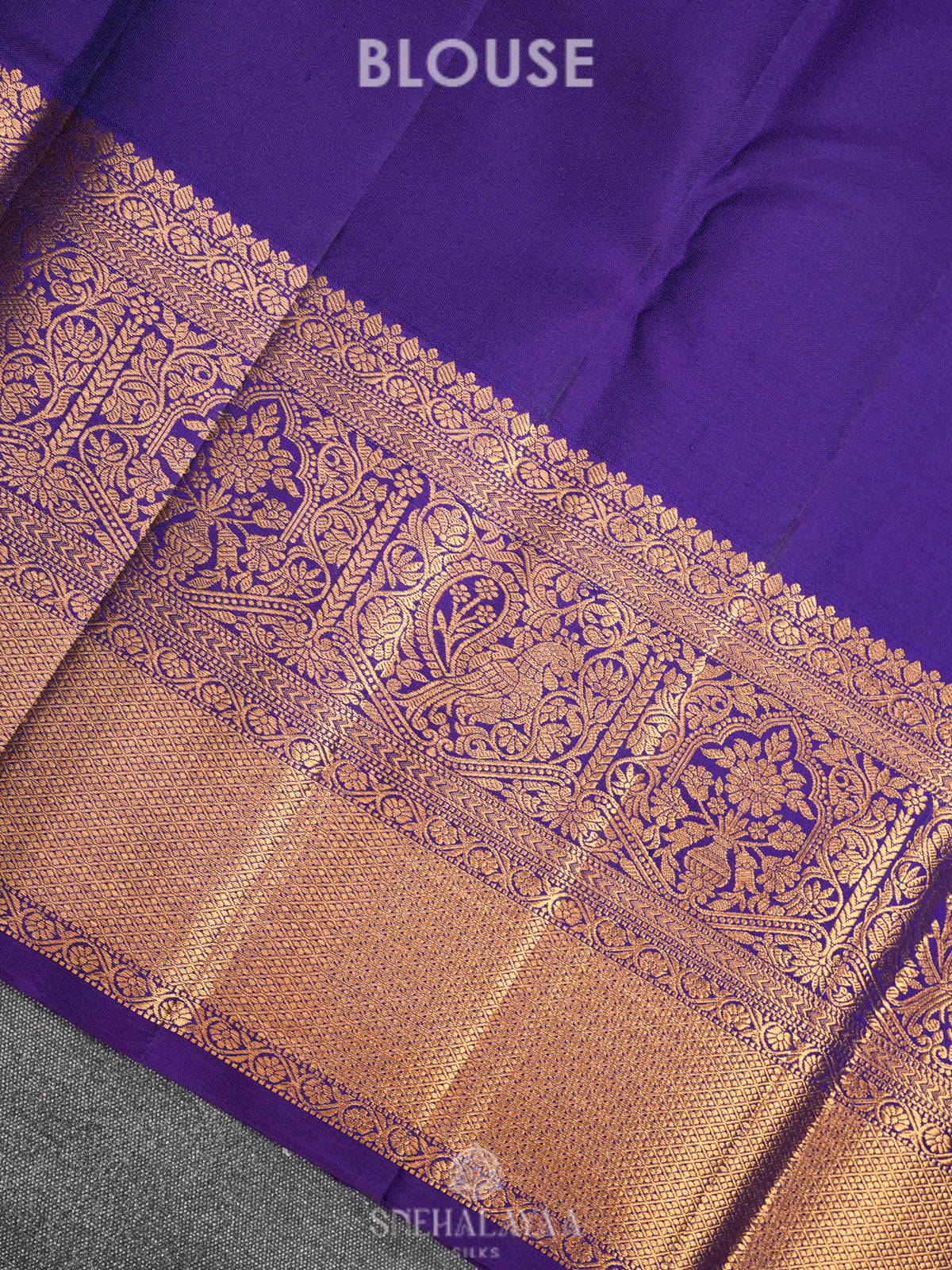 Orange Kanjivaram Silk Saree