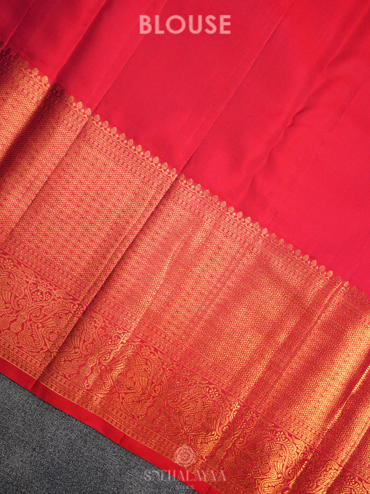 Forest Green Kanjivaram Silk Saree