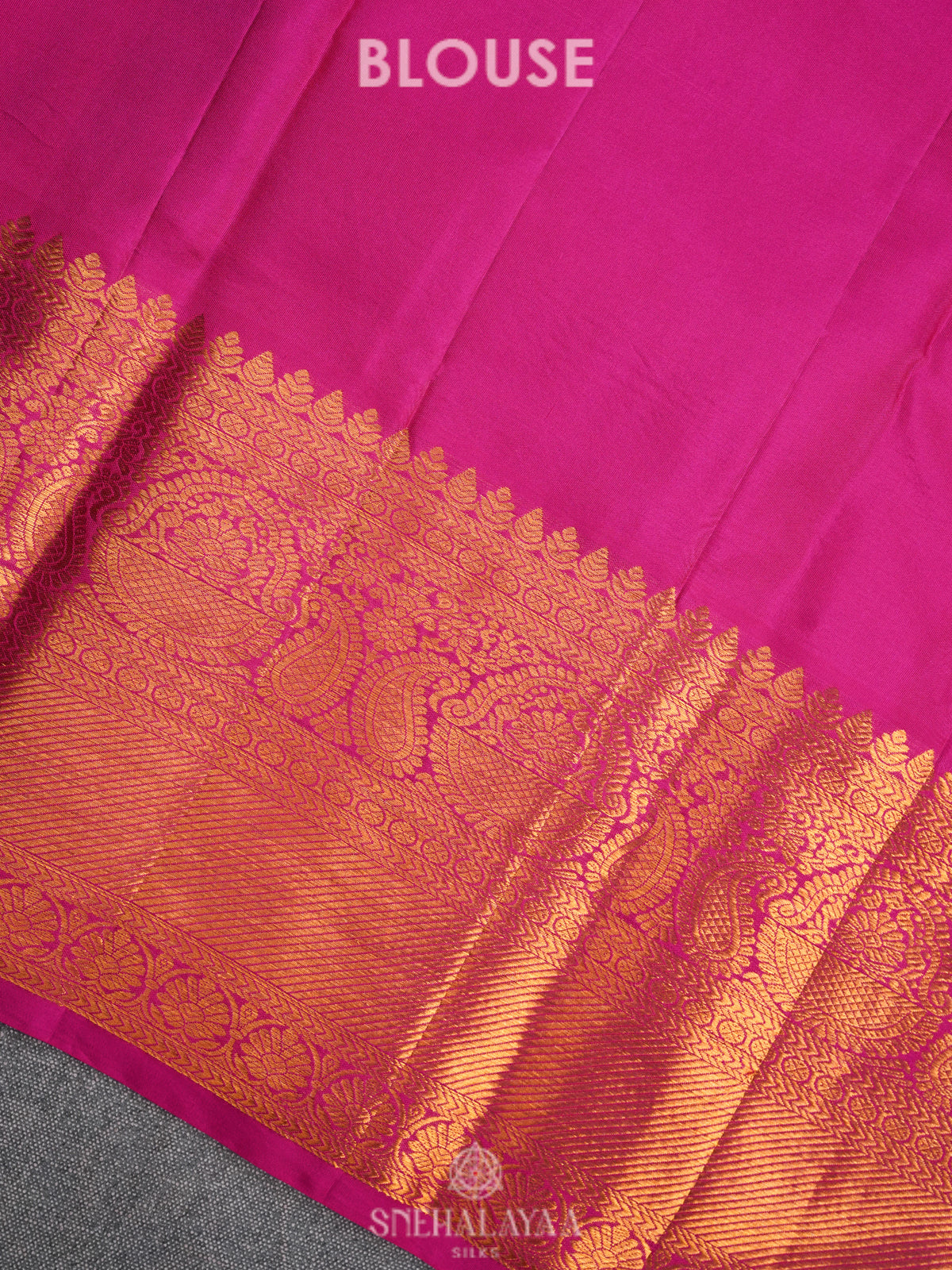 Forest Green Kanjivaram Silk Saree