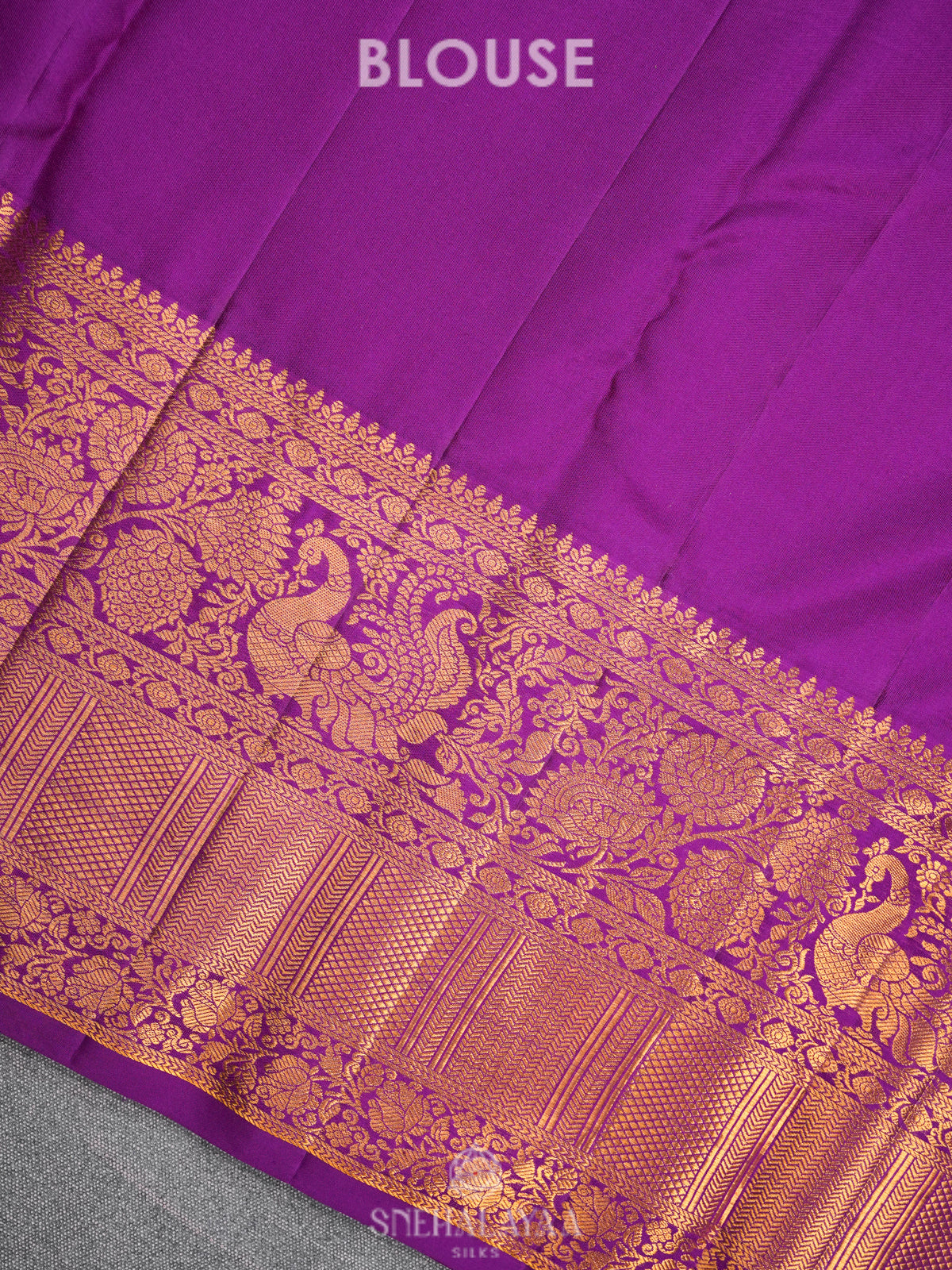 Off White Kanjivaram Silk Saree