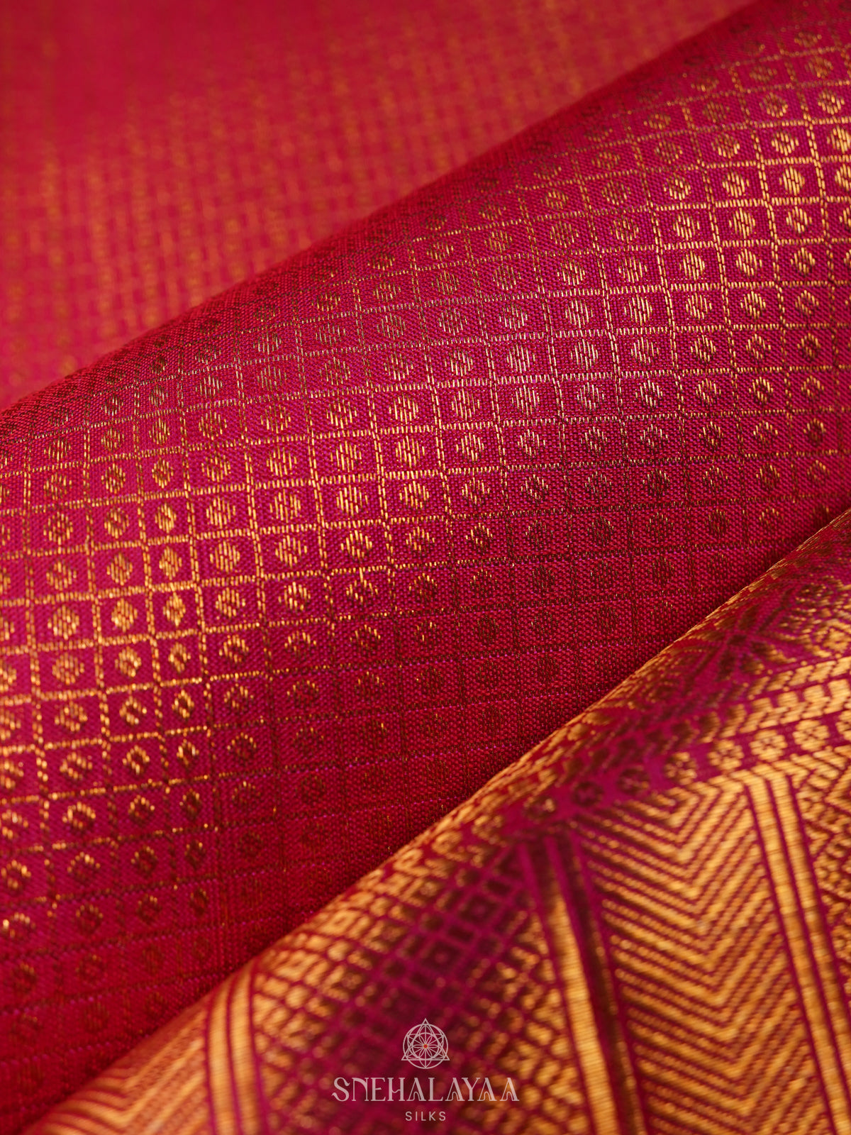 Pink Kanjivaram Silk Saree