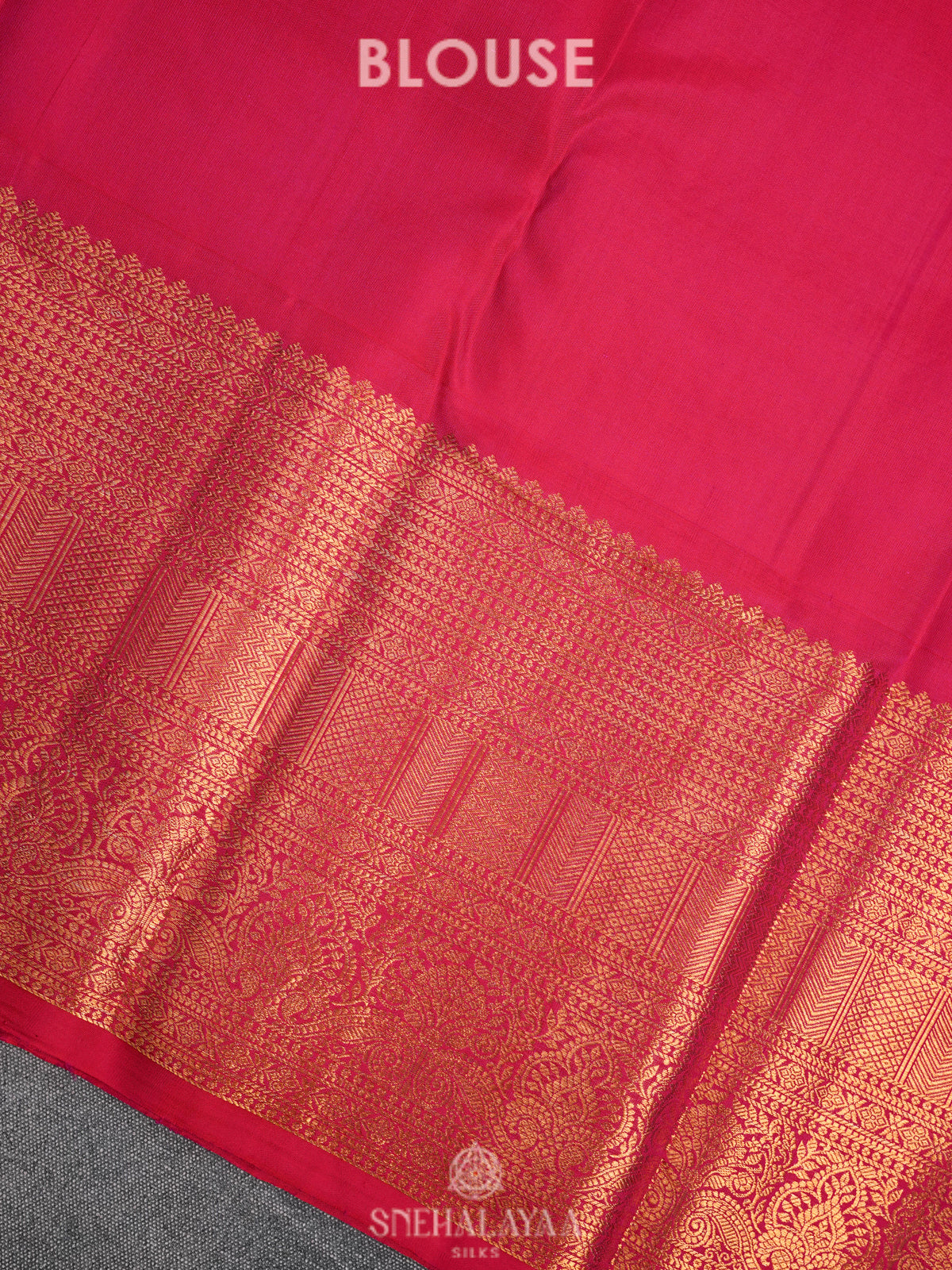 Pink Kanjivaram Silk Saree